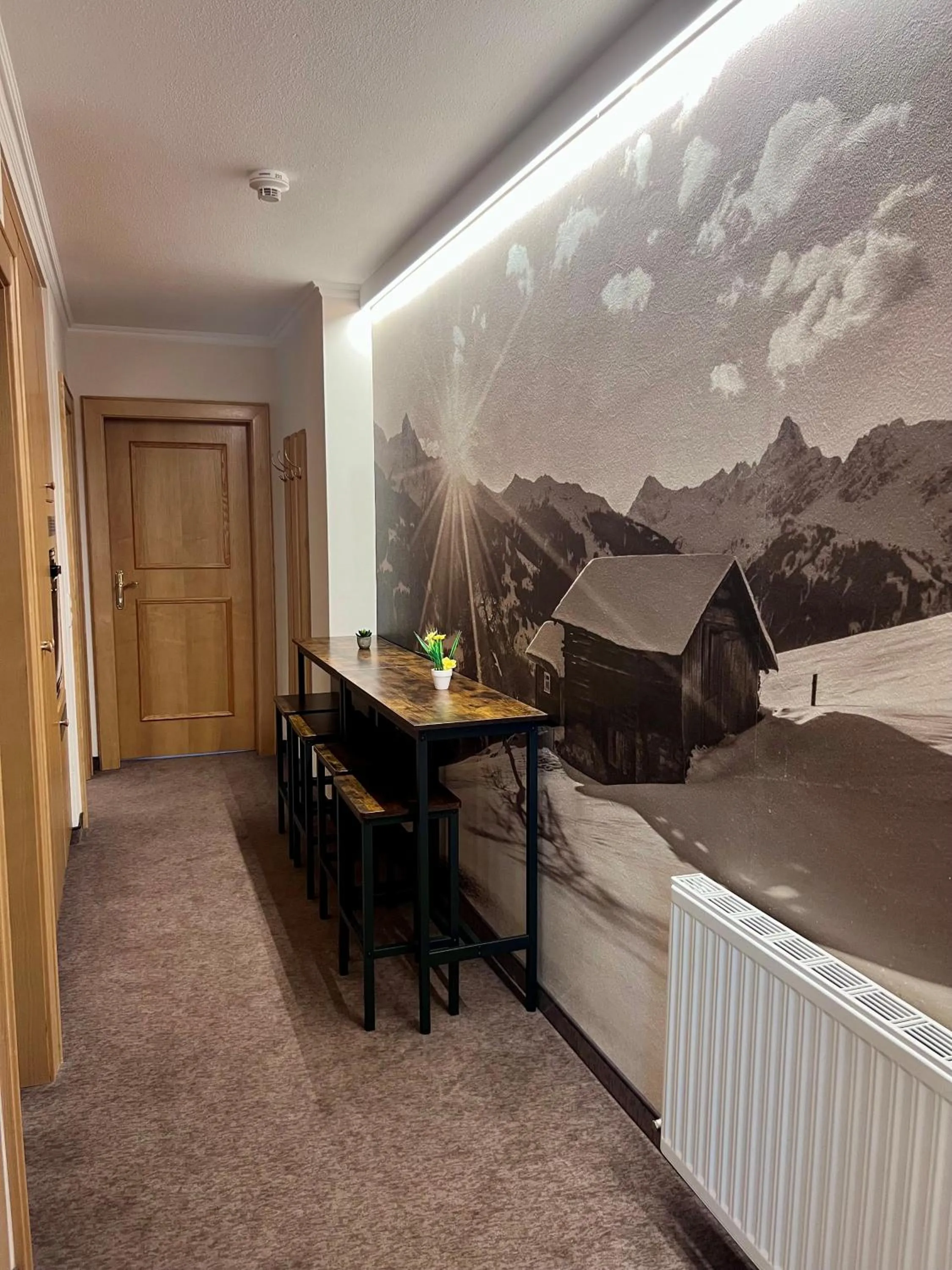 Seating area in Andi's Skihotel