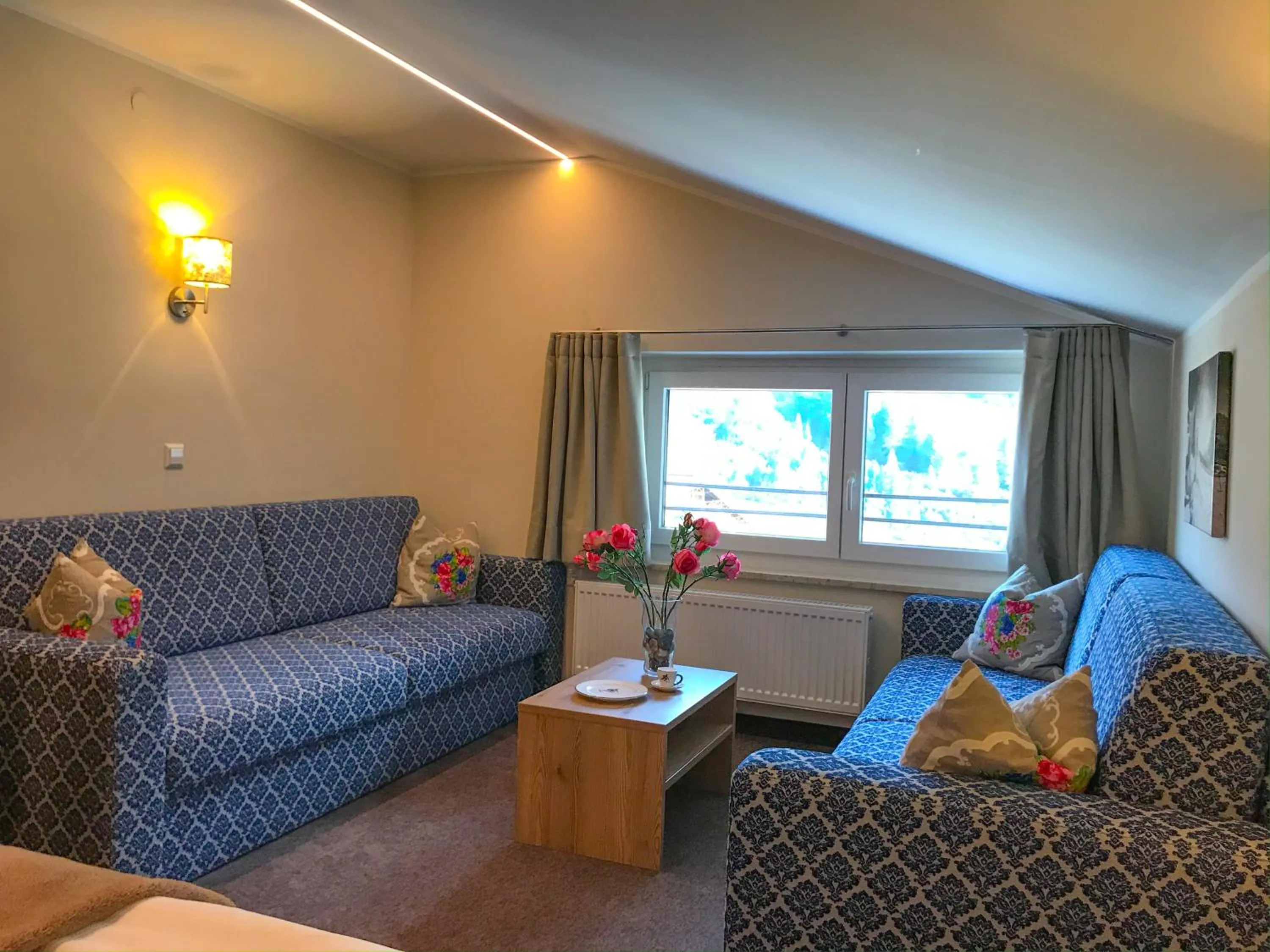 Living room in Andi's Skihotel