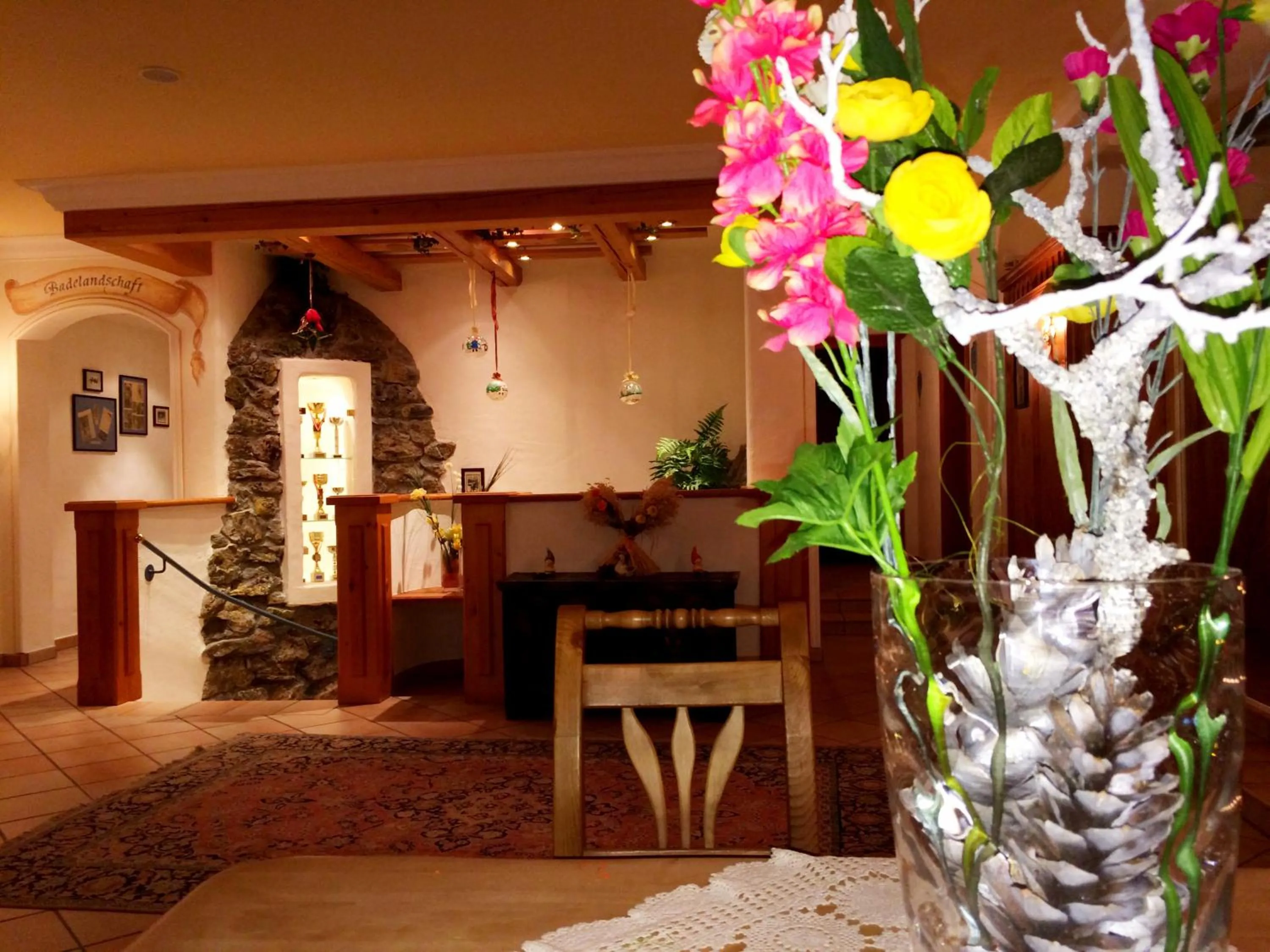 Lobby or reception in Andi's Skihotel