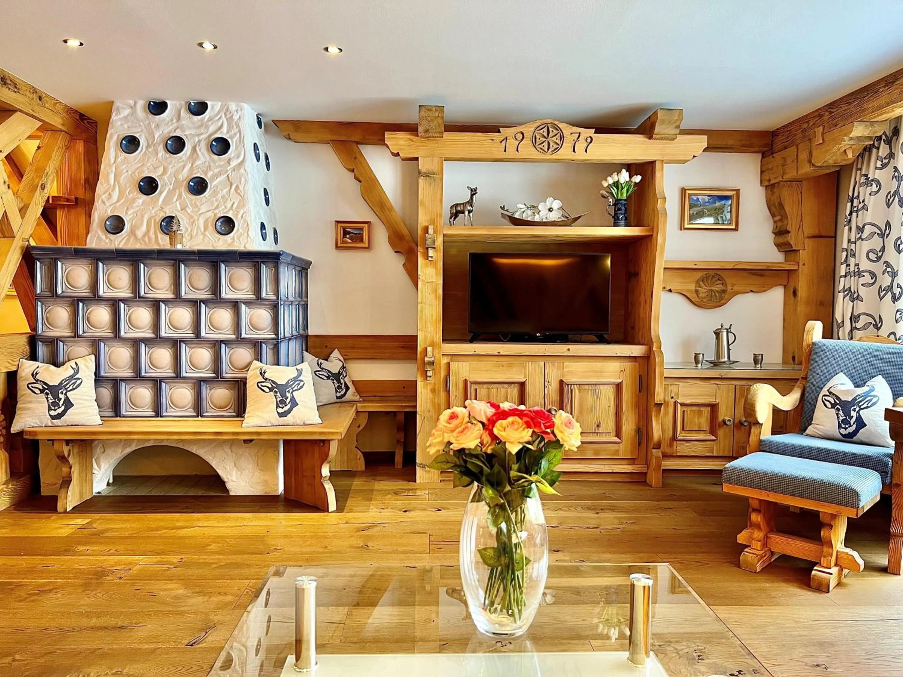 Living room in Andi's Skihotel