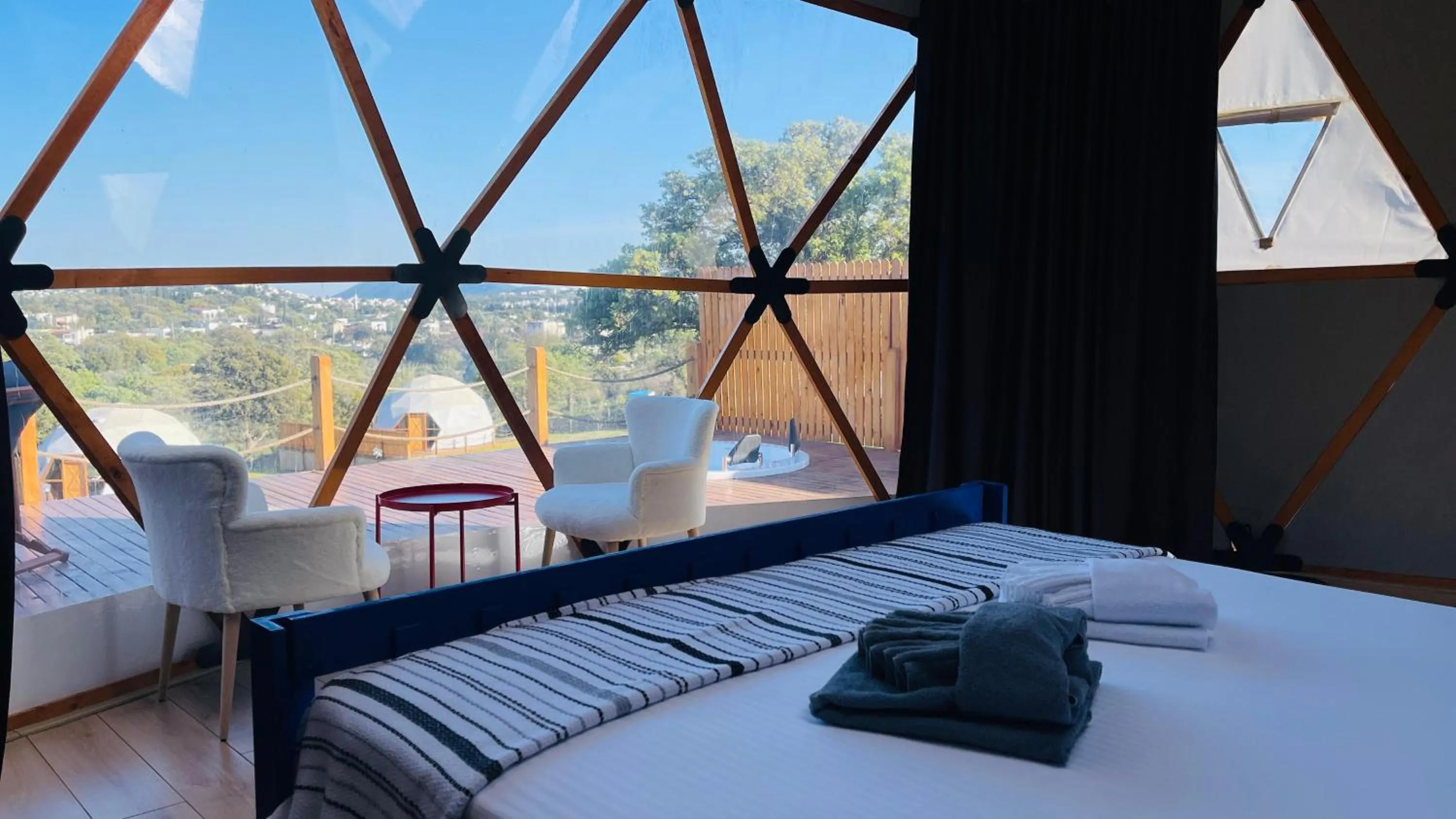 Bed in Bodrum Dome Suites