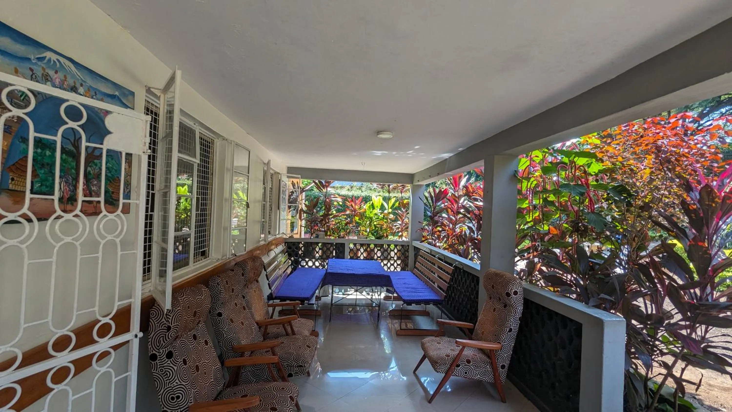 Seating area in JACARANDA HOMESTAY