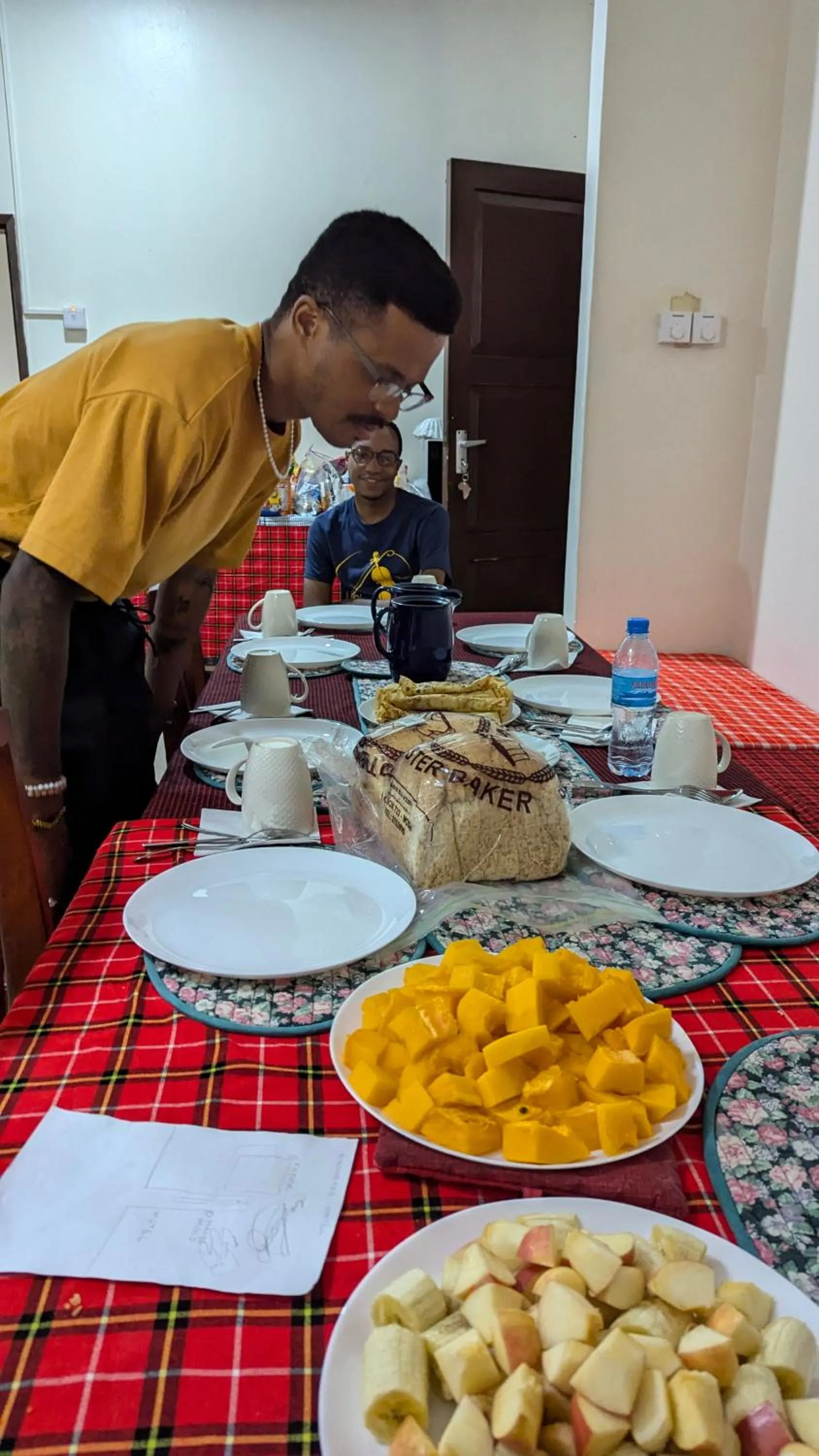 Buffet breakfast in JACARANDA HOMESTAY