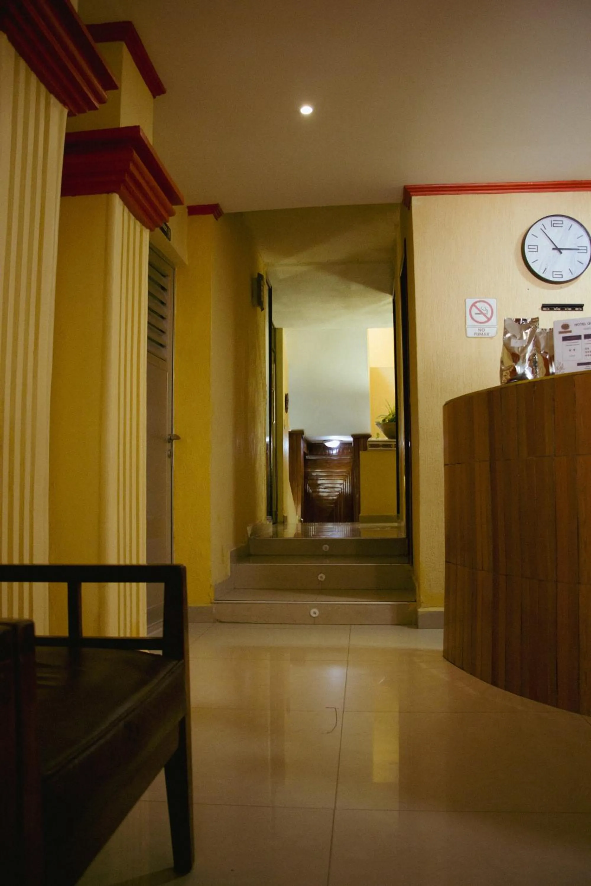 Lobby or reception in Hotel Quetzalcóatl