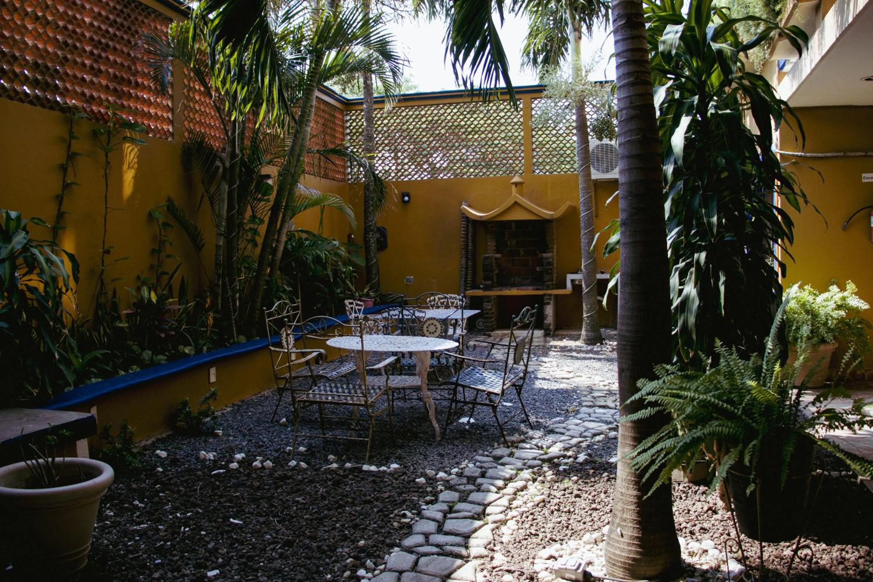 Garden in Hotel Quetzalcóatl