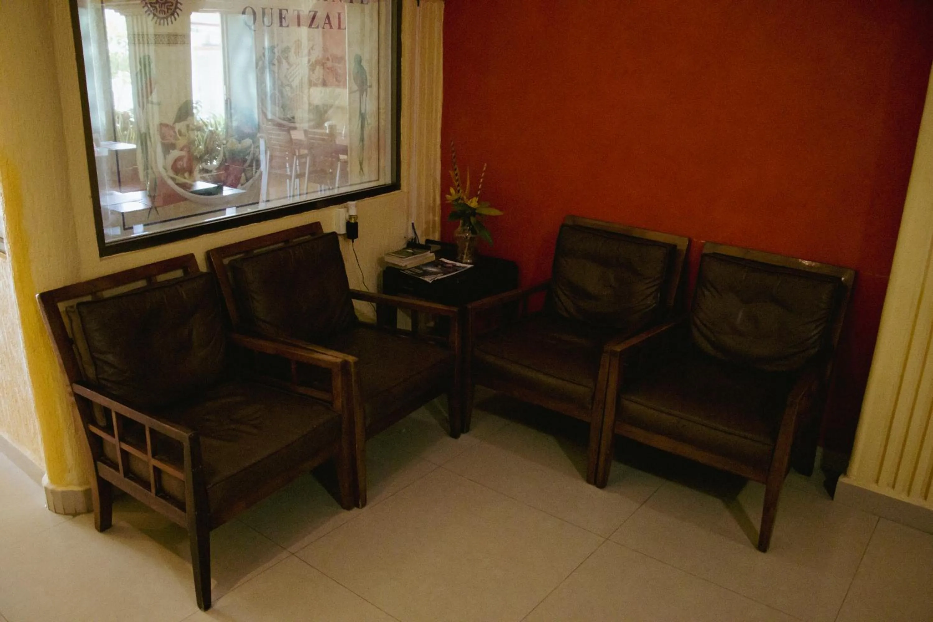 Lobby or reception in Hotel Quetzalcóatl