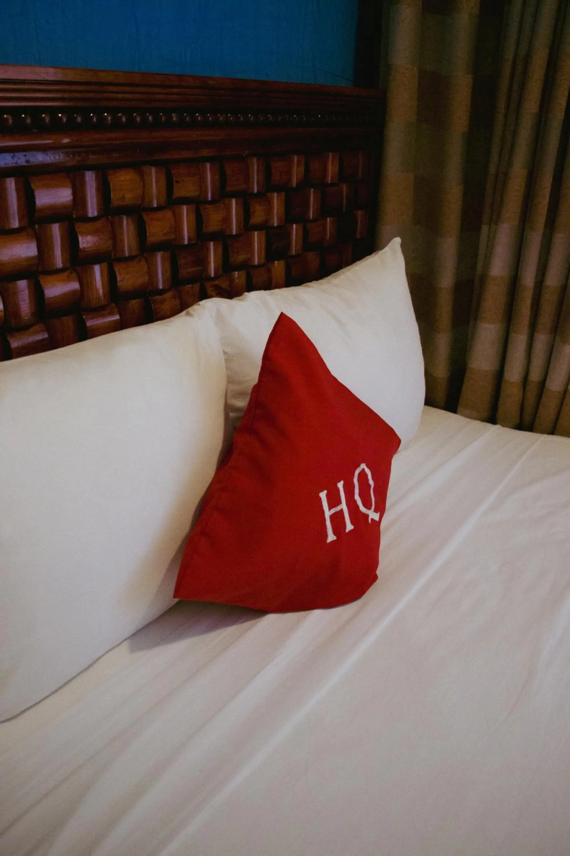 Bed in Hotel Quetzalcóatl