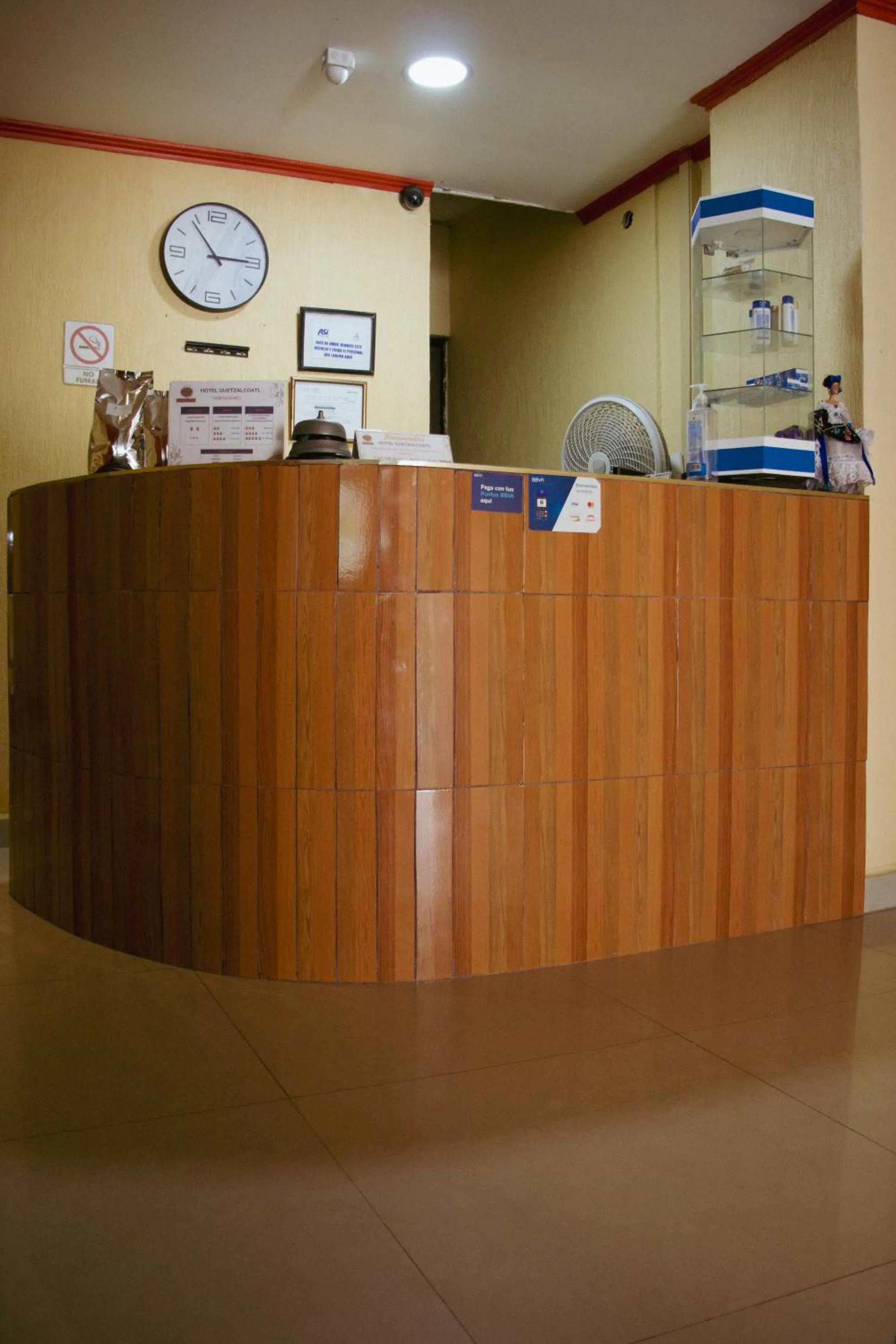 Lobby or reception in Hotel Quetzalcóatl