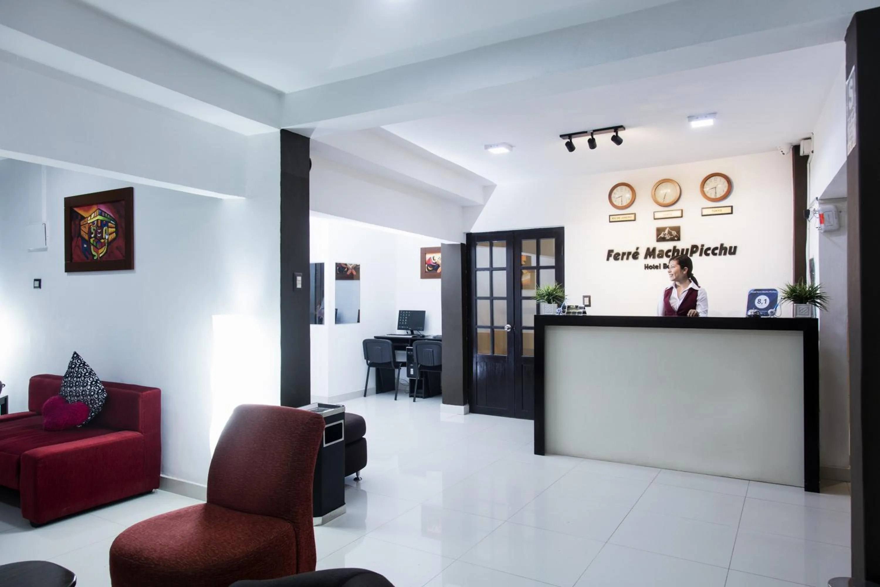 Lobby or reception in Hotel Ferré Machu Picchu