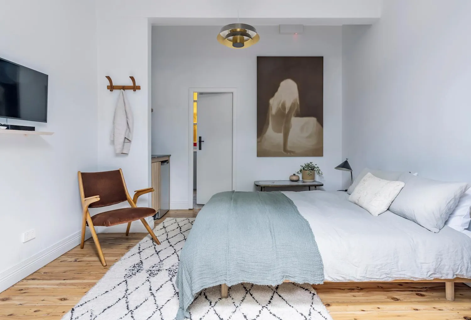 Bed in Bondi Beach House