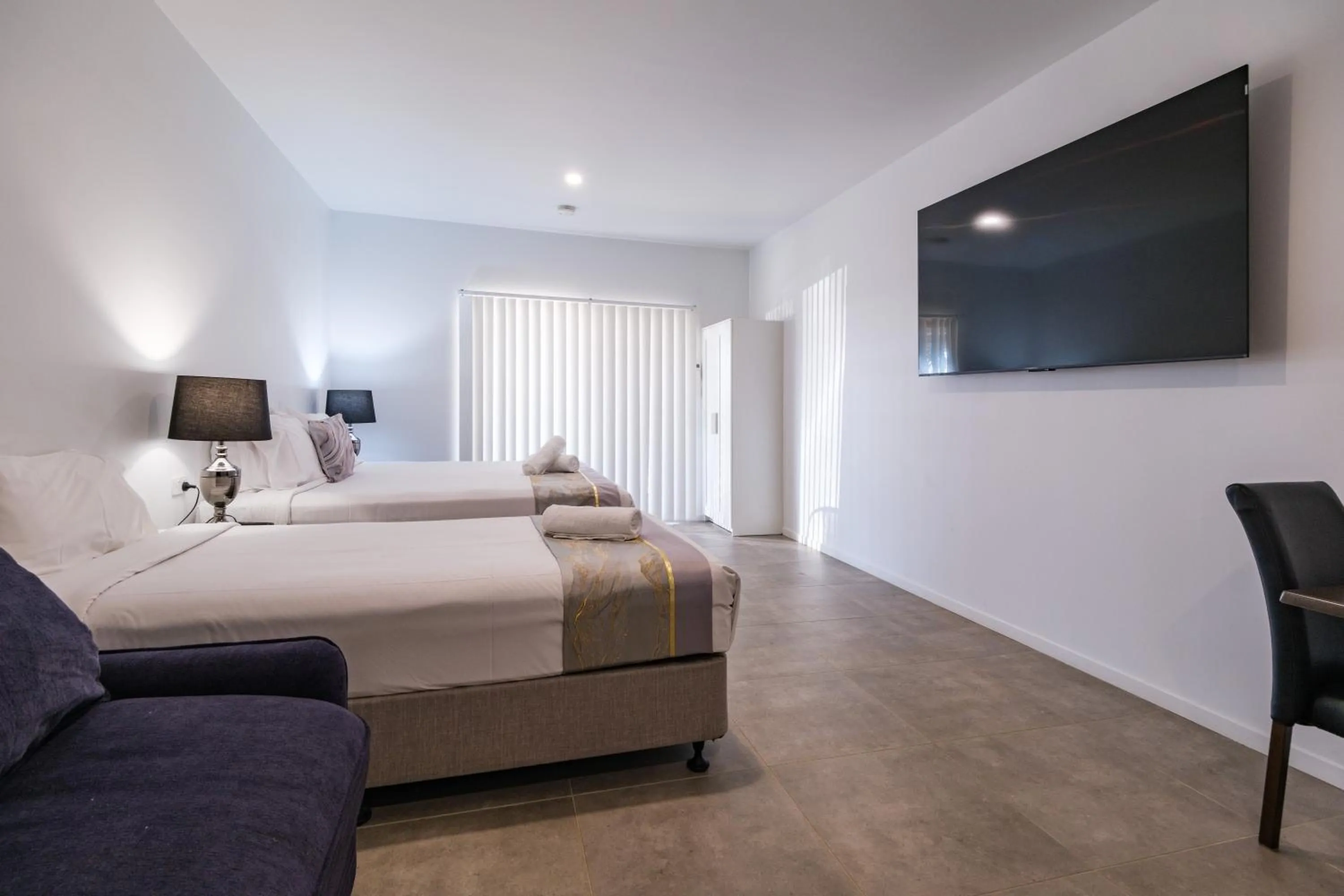 Bed in Stockmans Motel