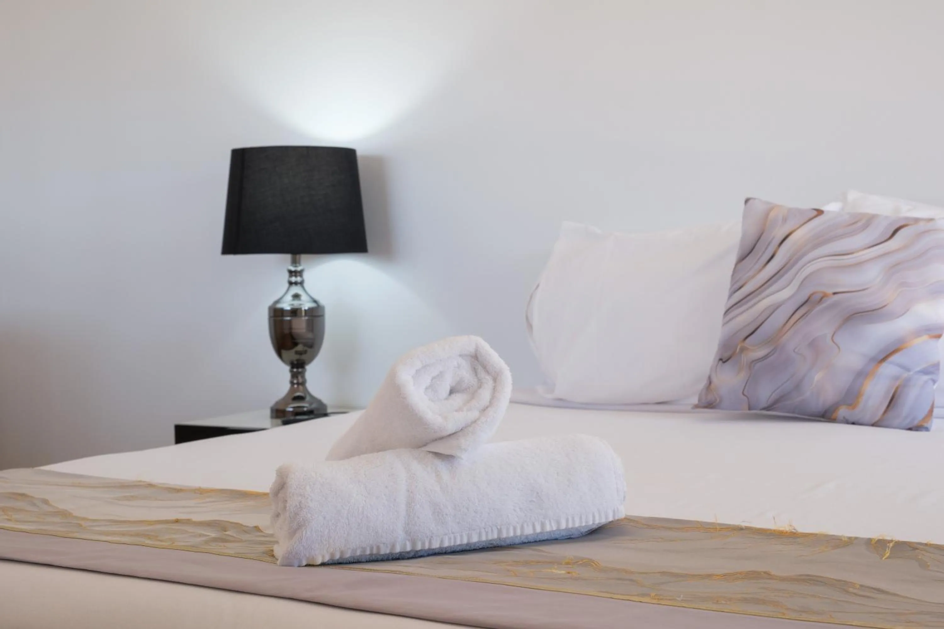 Bed in Stockmans Motel