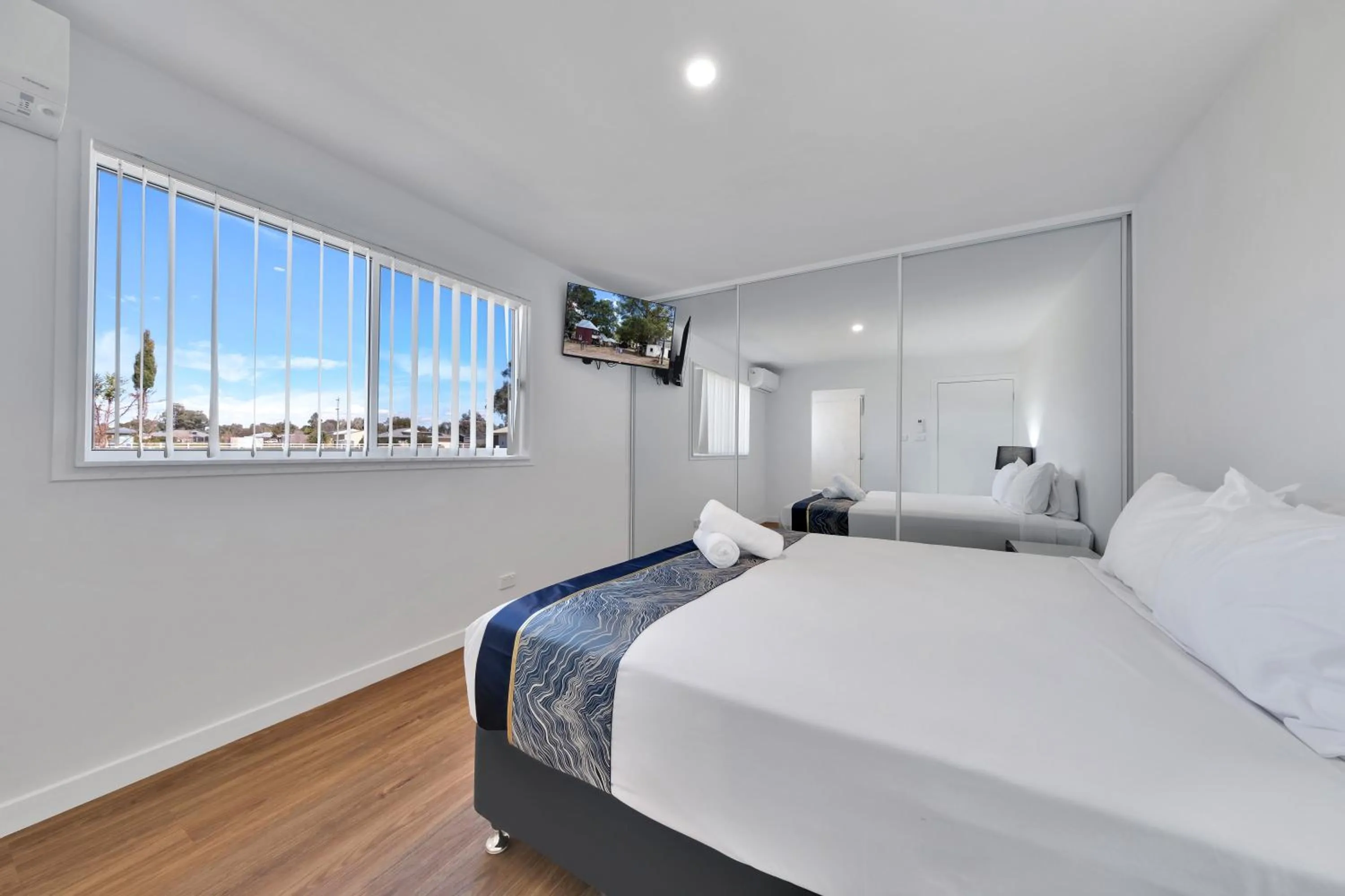 Bed in Stockmans Motel