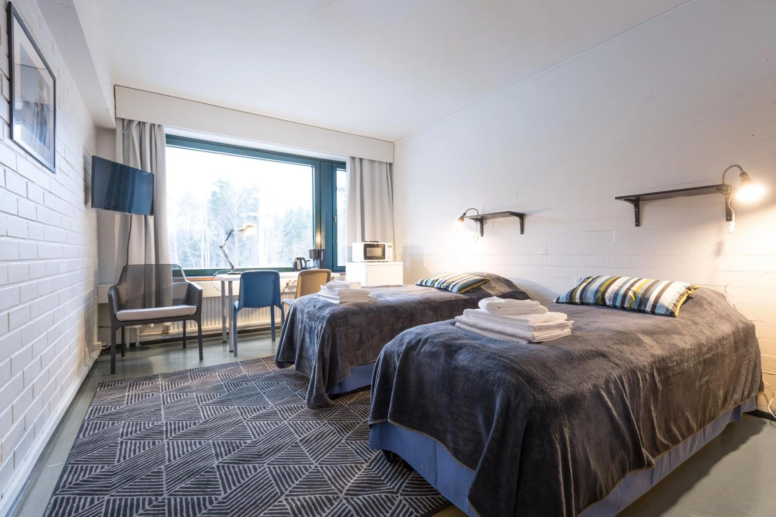 Bedroom, Bed in Forenom Hostel Espoo Otaniemi