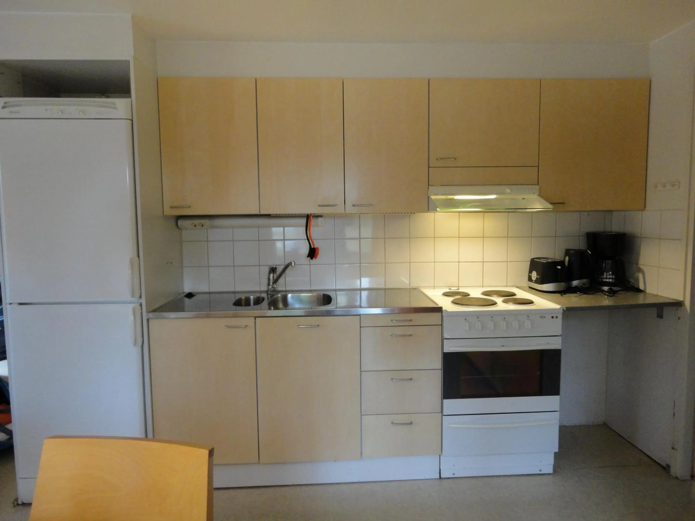 Kitchen or kitchenette in Forenom Hostel Espoo Otaniemi