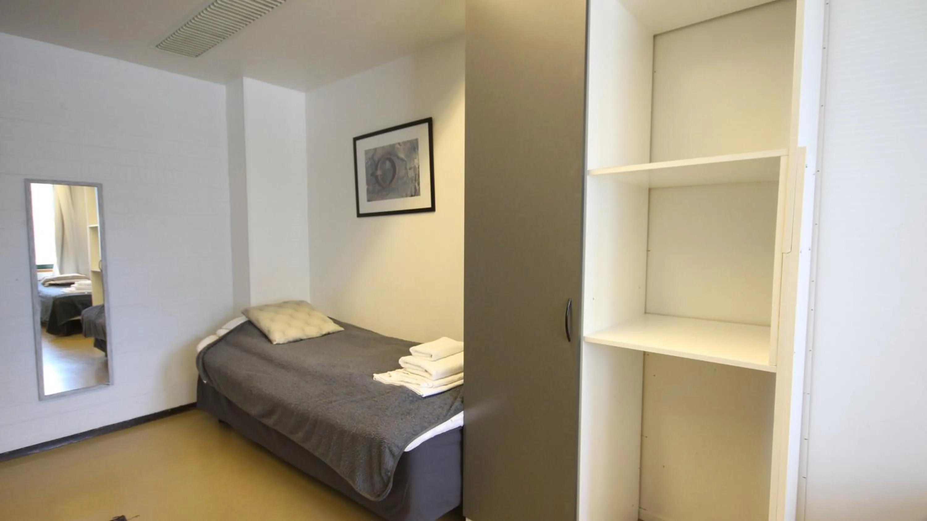 Bedroom, Bed in Forenom Hostel Espoo Otaniemi