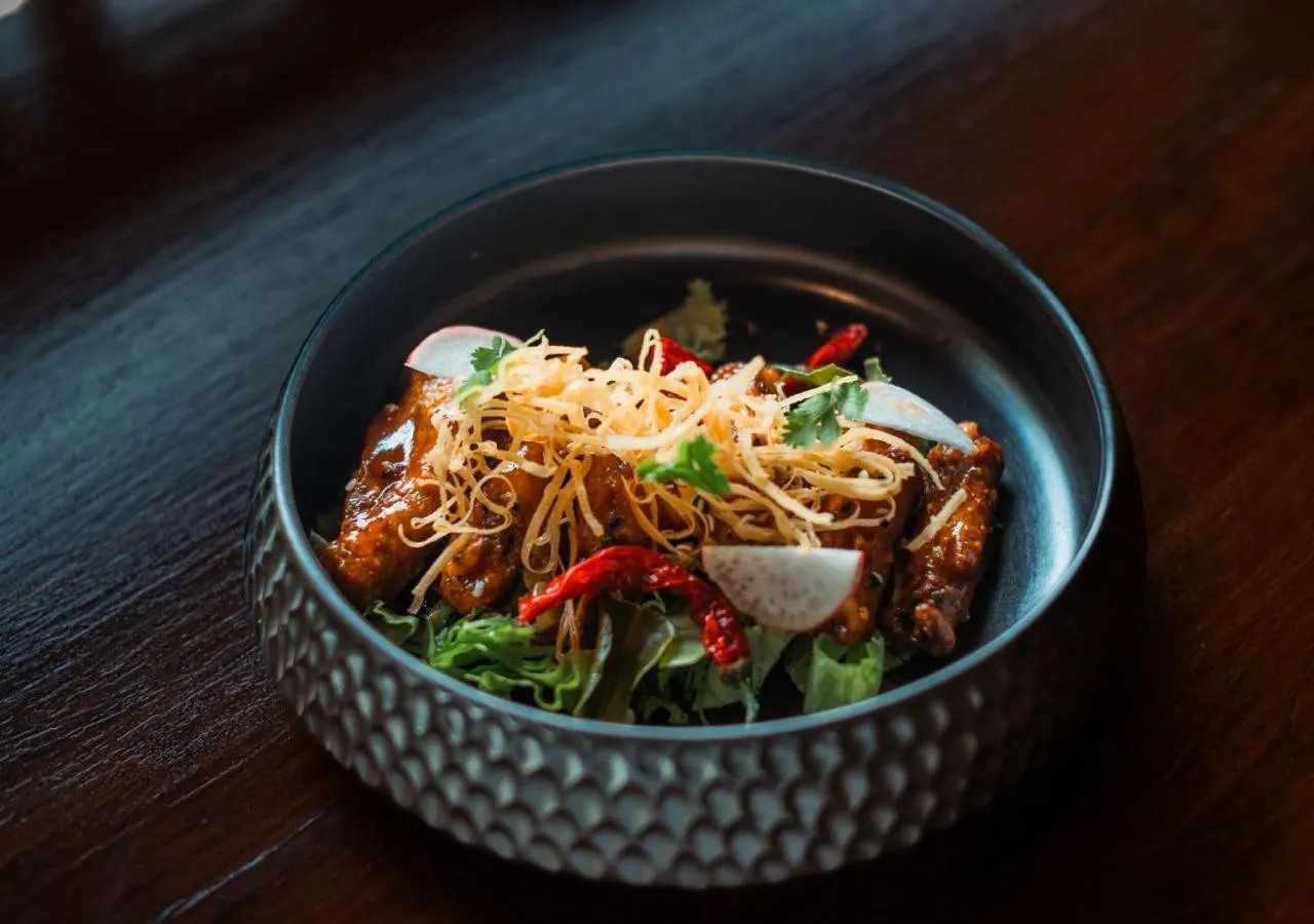 Food in Unagi Wooden Villas by Emana