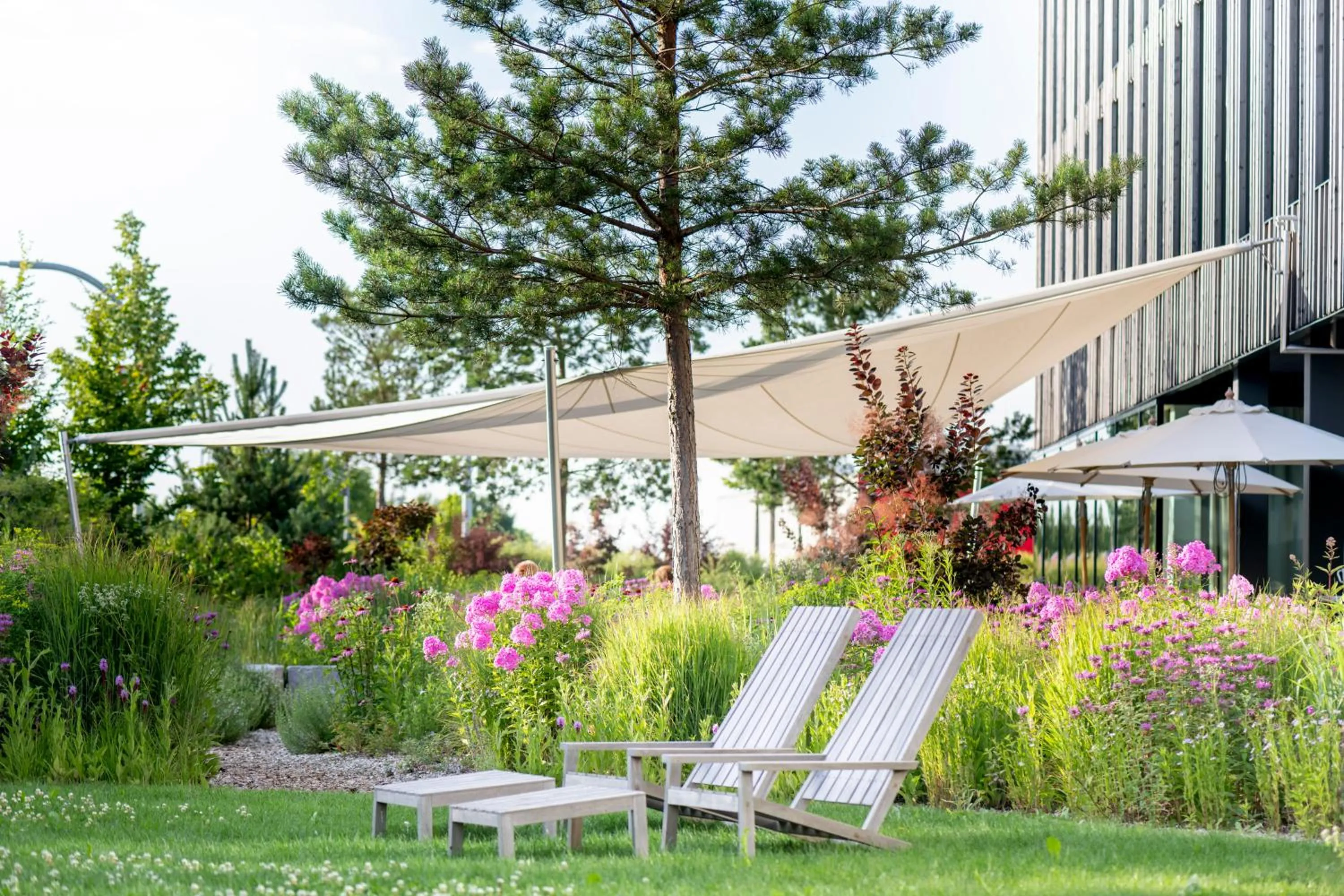 Garden in Bader Hotel