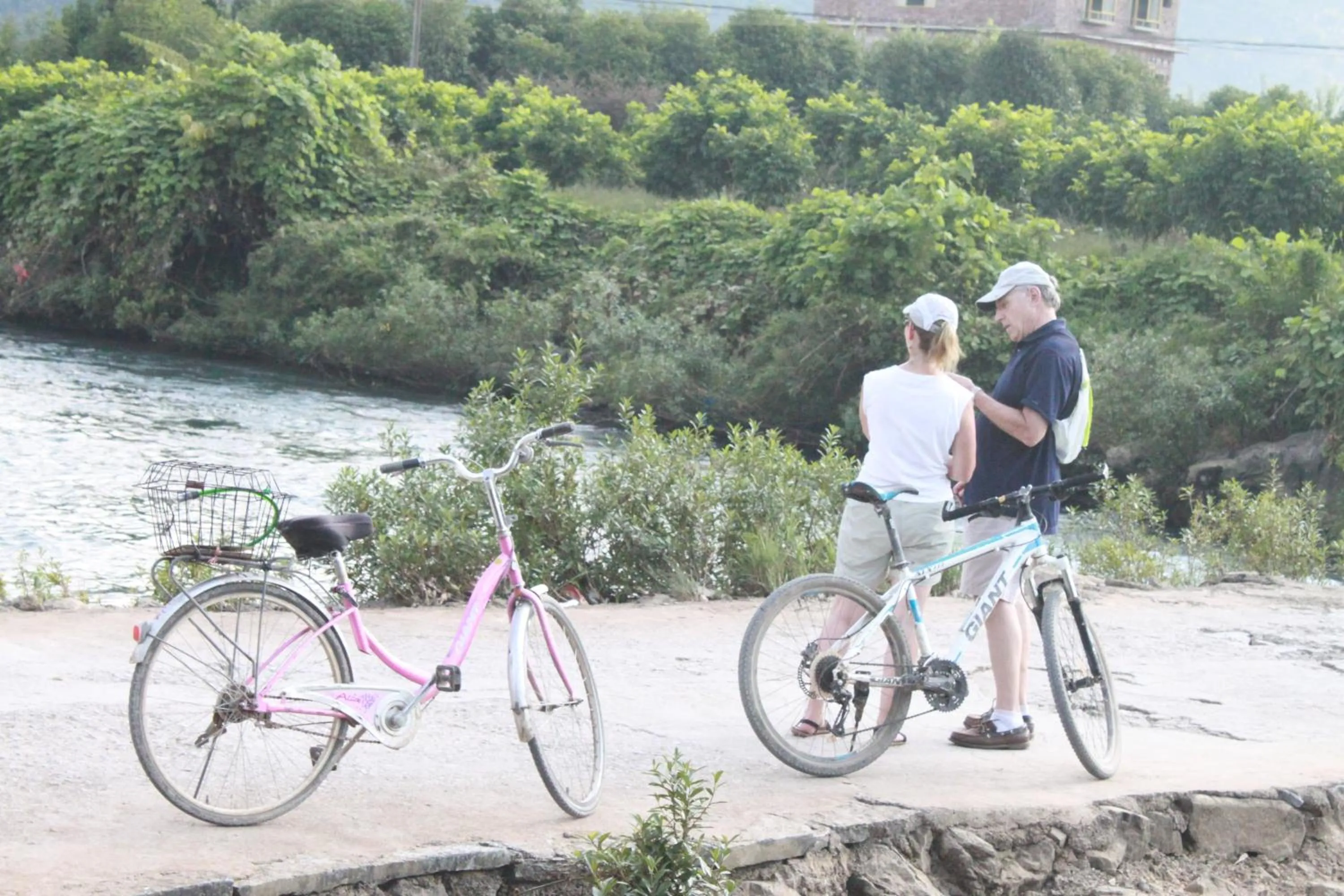 Cycling in Yangshuo Loong Old House