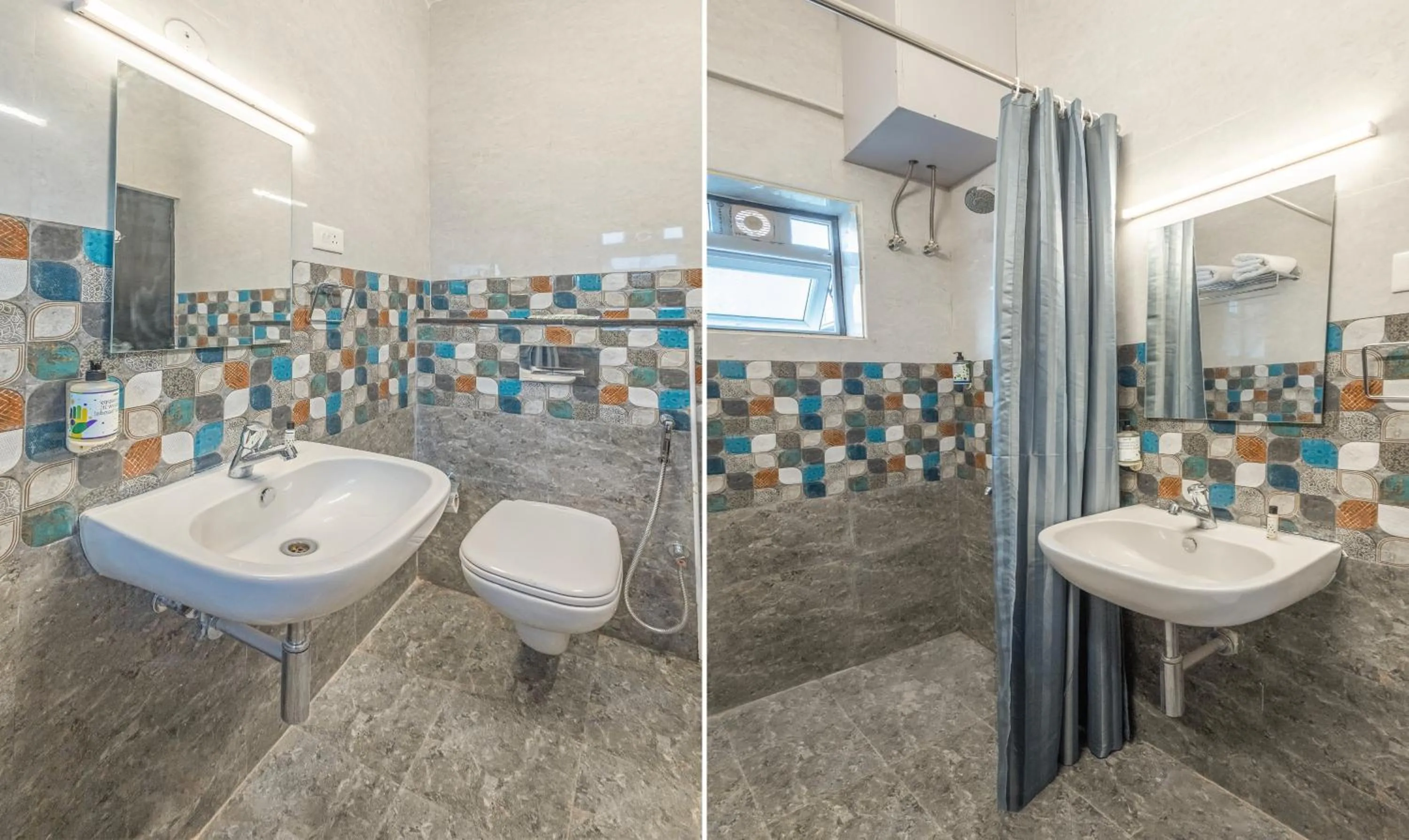 Bathroom in Treebo Premium Vapr Ashok Nagar