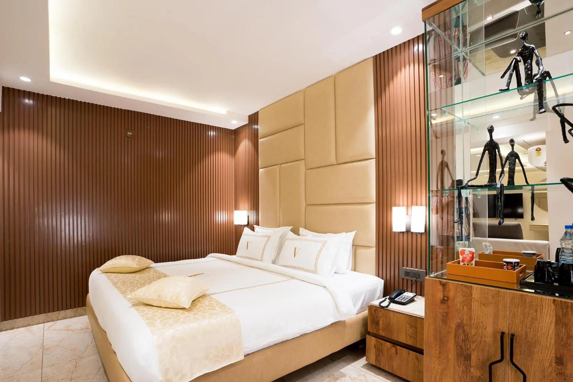 Bed in Oriva Vinflora Residency Nr LV Prasad Hospital Banjara Hills