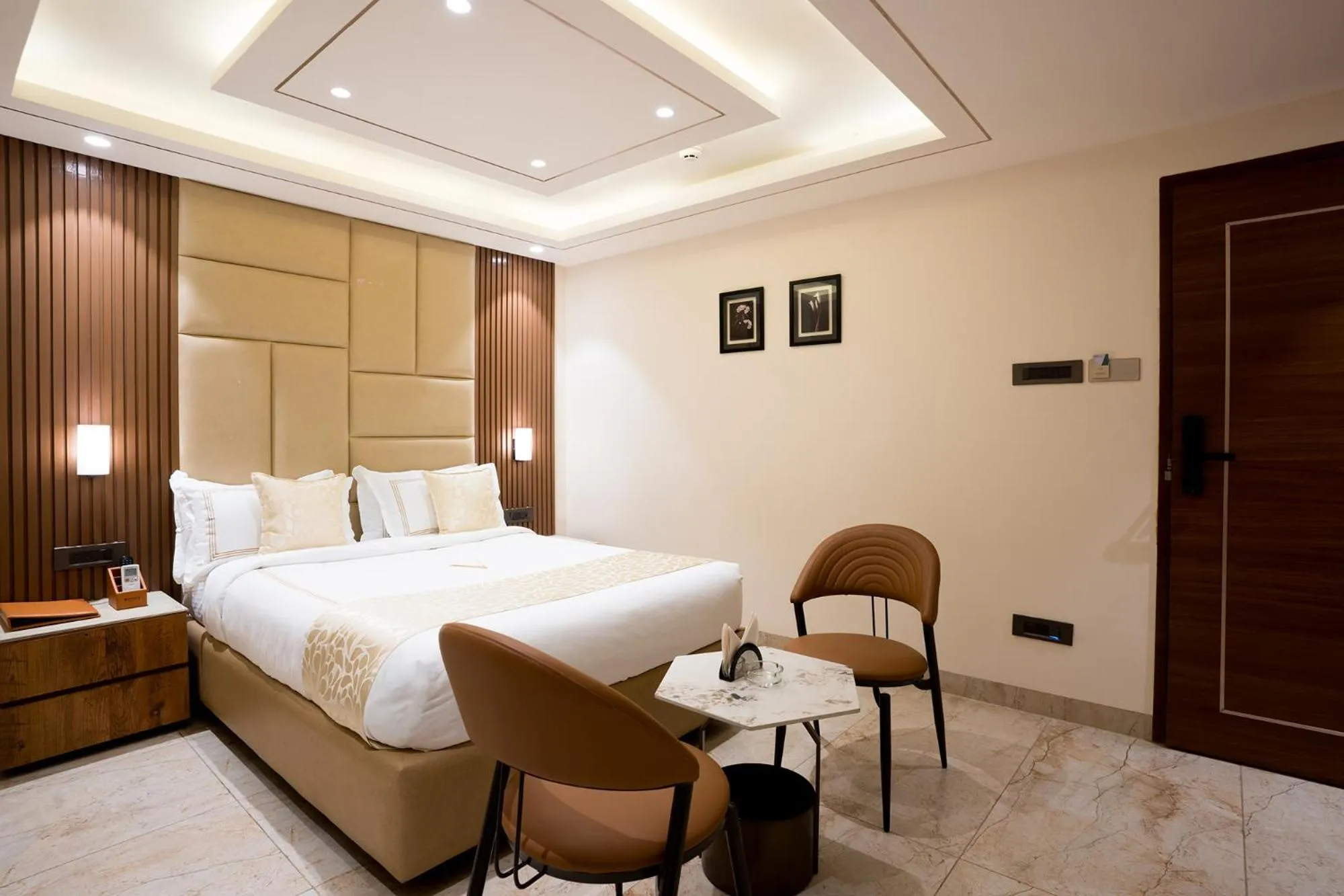 Bed in Oriva Vinflora Residency Nr LV Prasad Hospital Banjara Hills