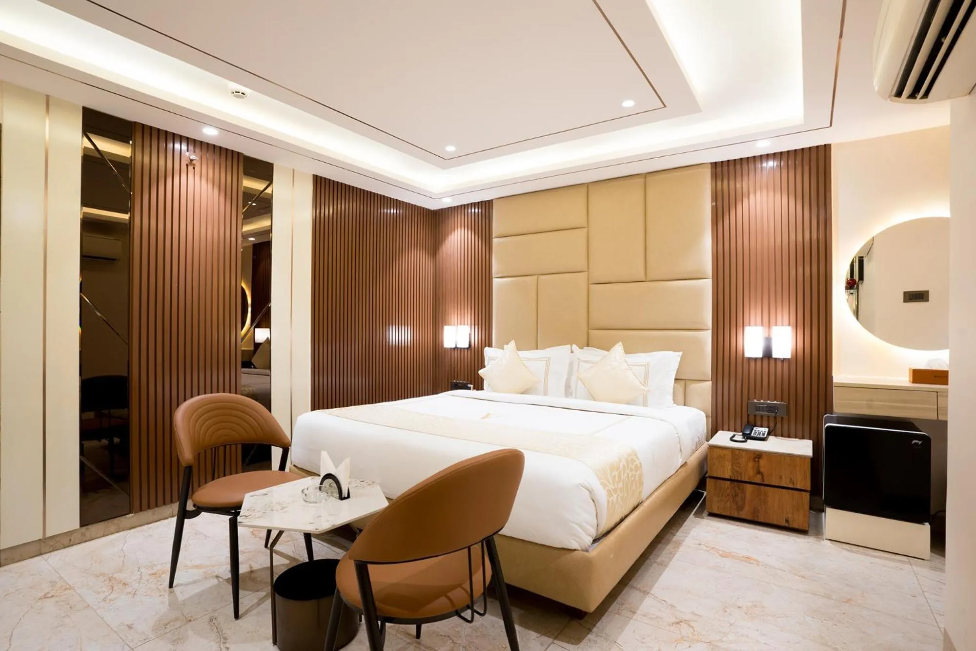 Bed in Oriva Vinflora Residency Nr LV Prasad Hospital Banjara Hills