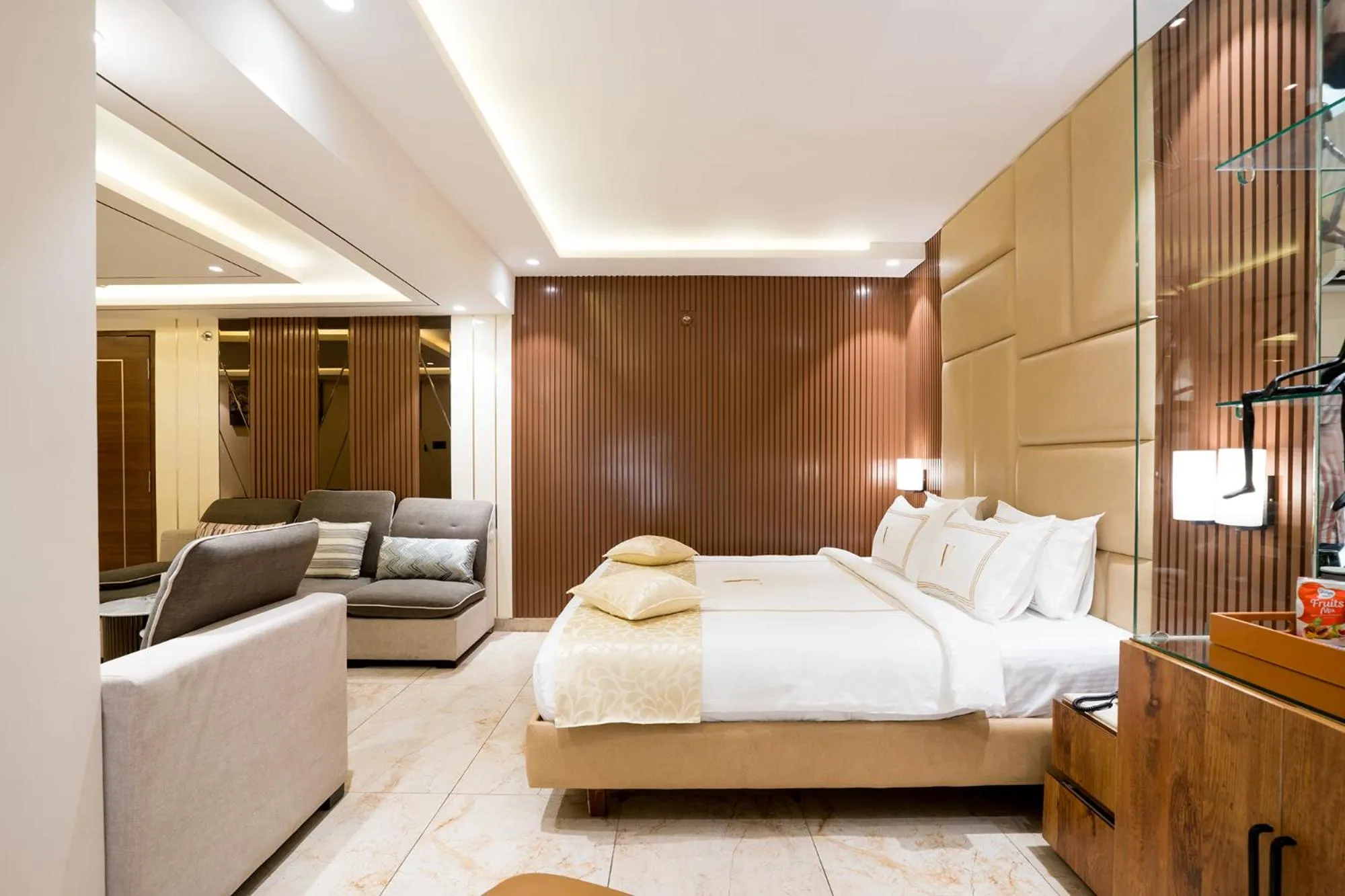 Bed in Oriva Vinflora Residency Nr LV Prasad Hospital Banjara Hills