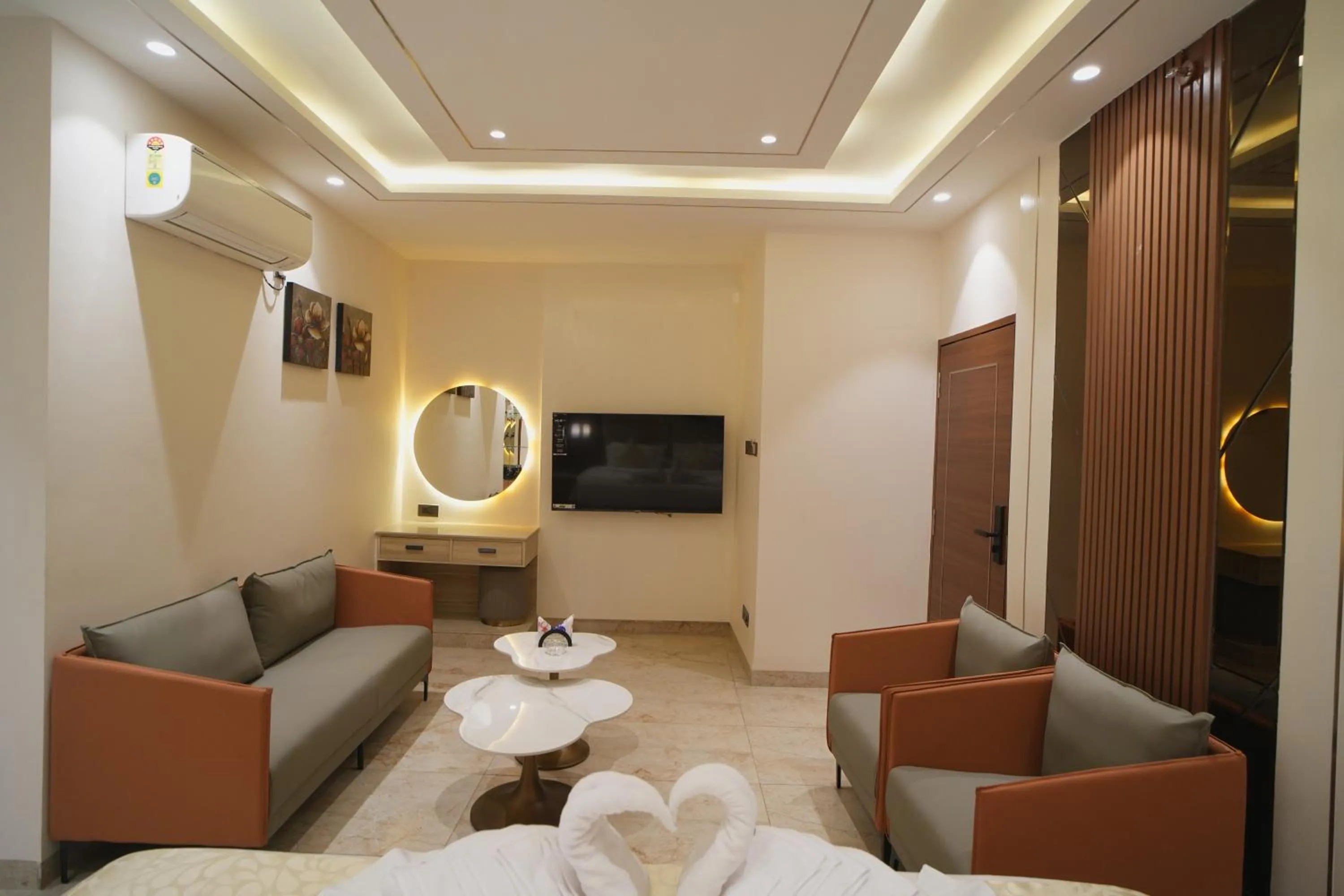 Bedroom in Oriva Vinflora Residency Nr LV Prasad Hospital Banjara Hills