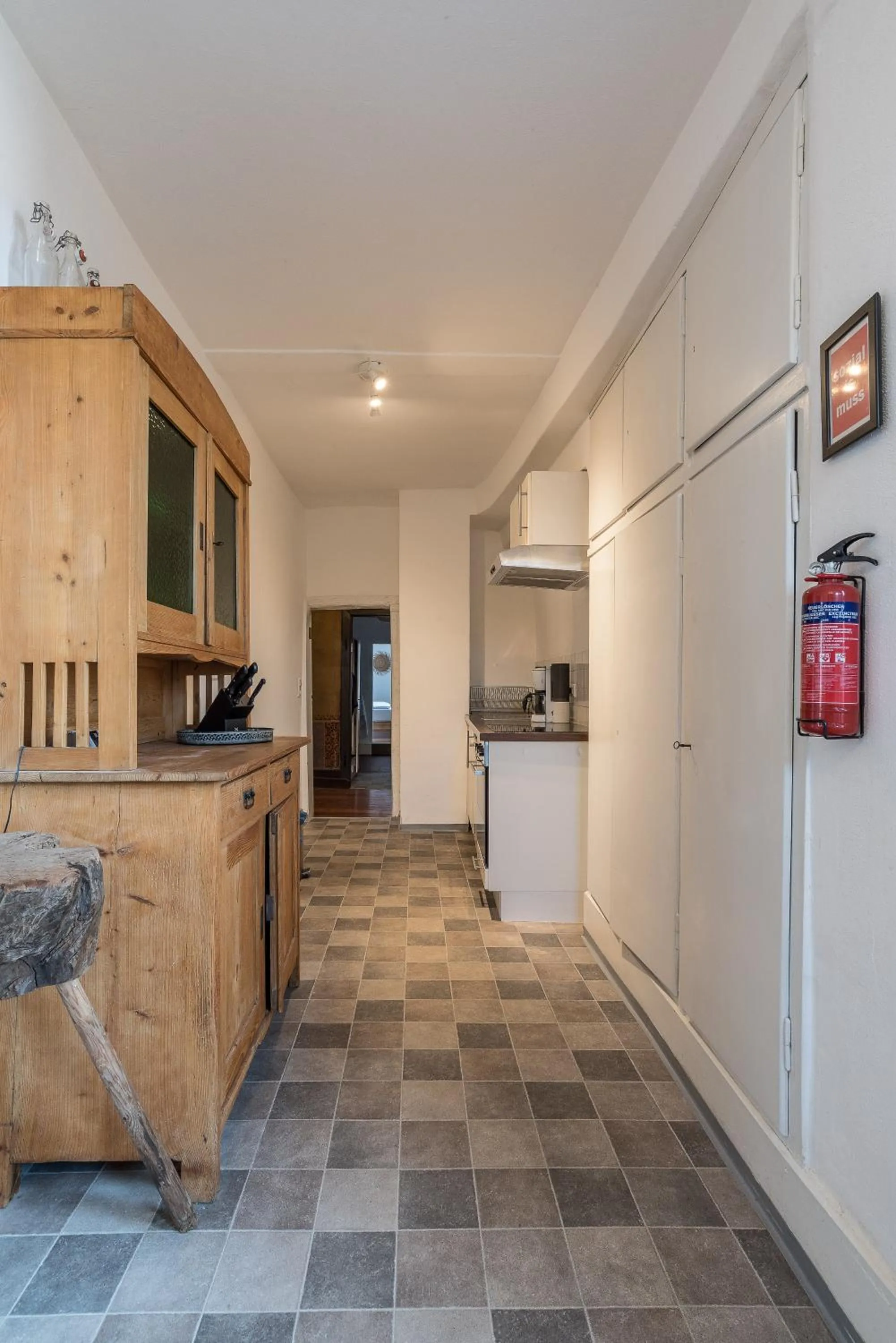 Kitchen or kitchenette in Apartment Zentral im Herzen der Altstadt
