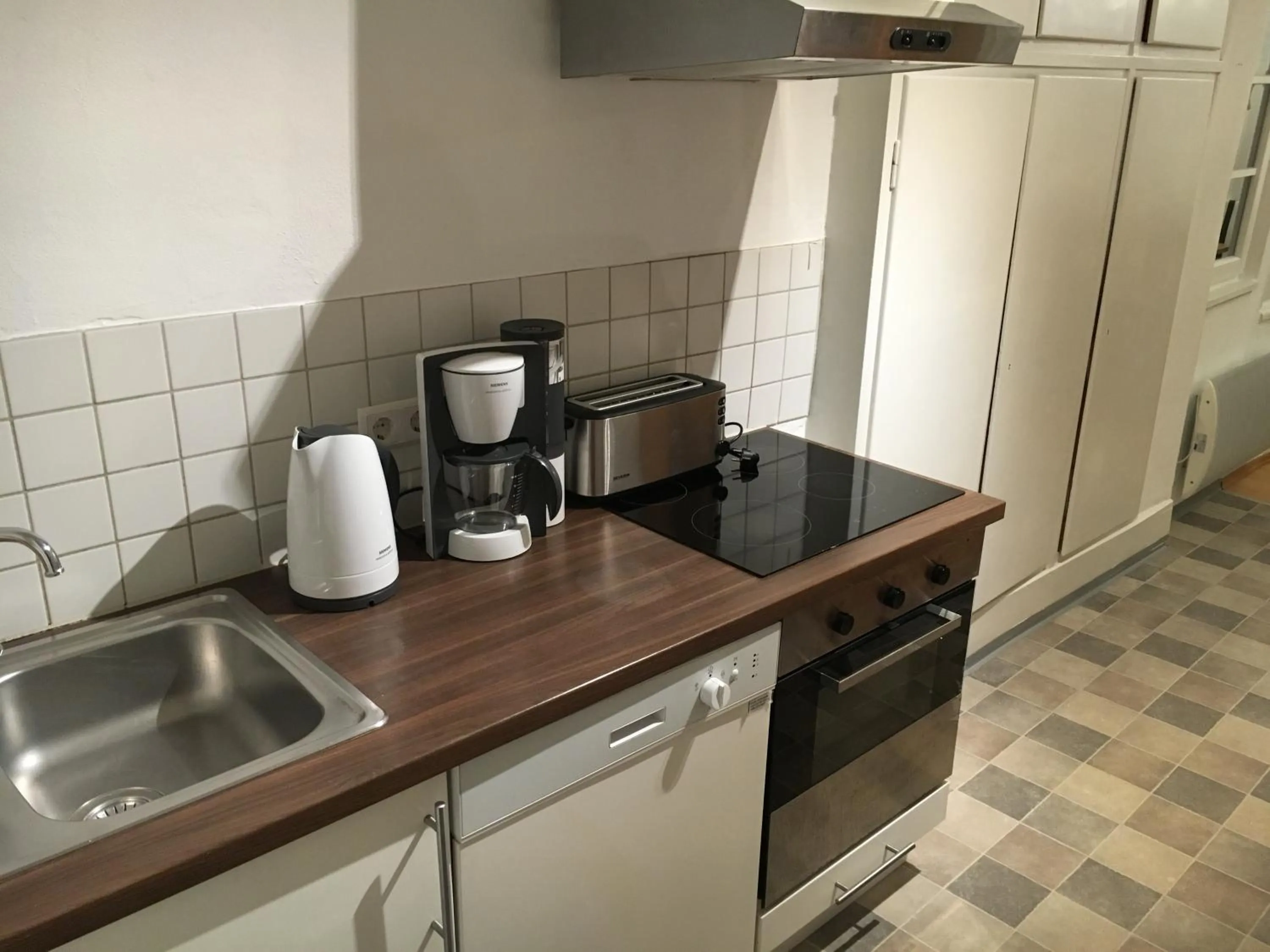Kitchen or kitchenette in Apartment Zentral im Herzen der Altstadt