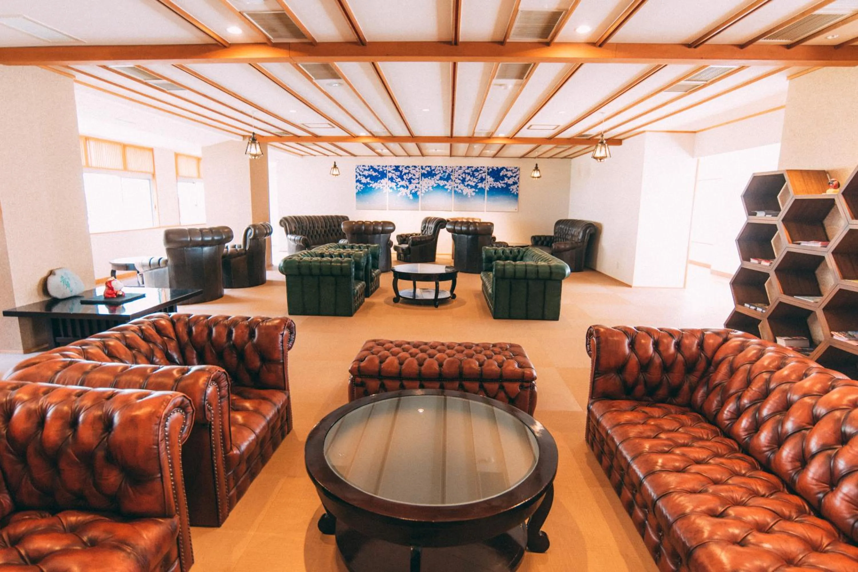 Communal lounge/ TV room in Iwaiyado Jyuan Nikko Kawaji onsen