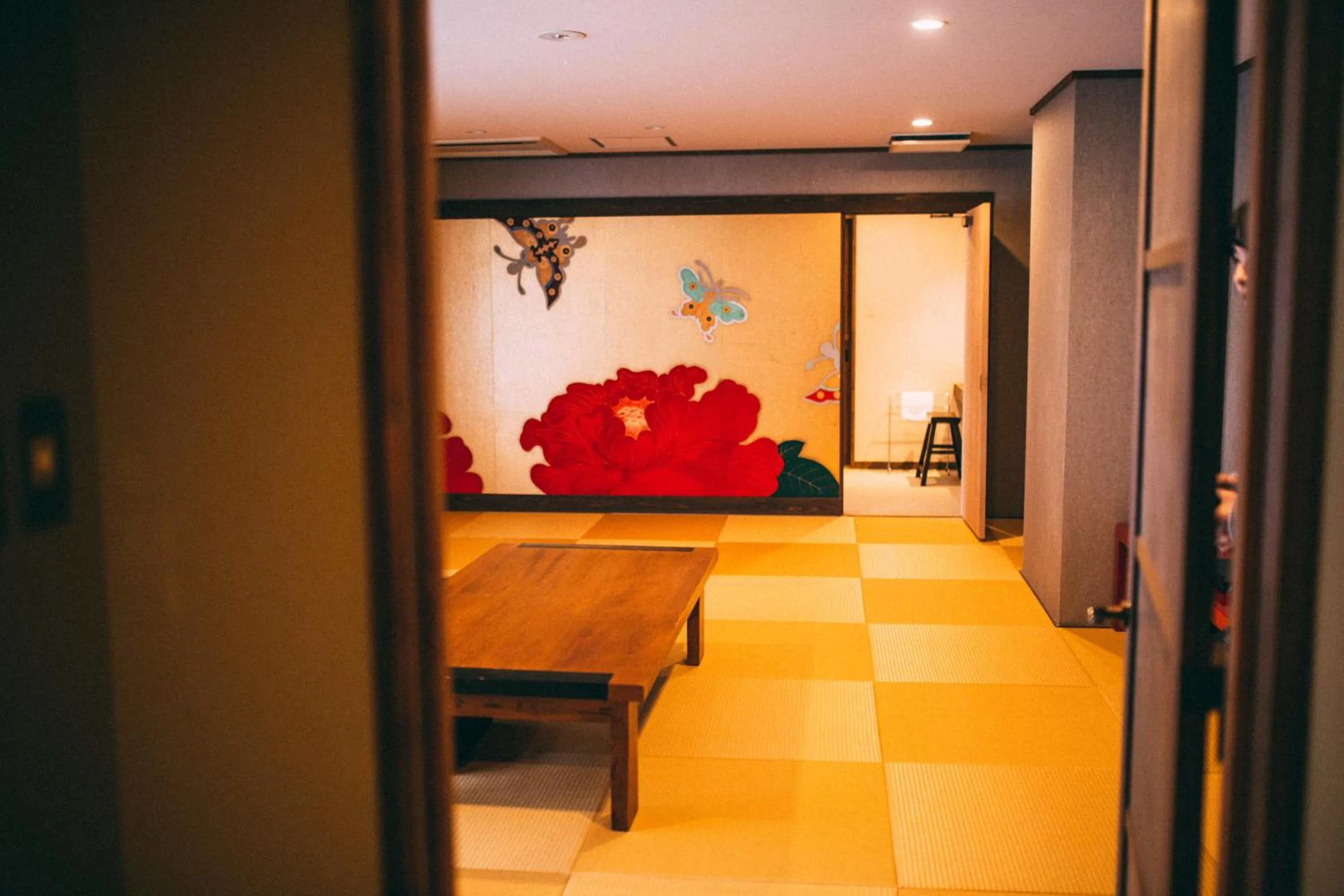 Living room in Iwaiyado Jyuan Nikko Kawaji onsen