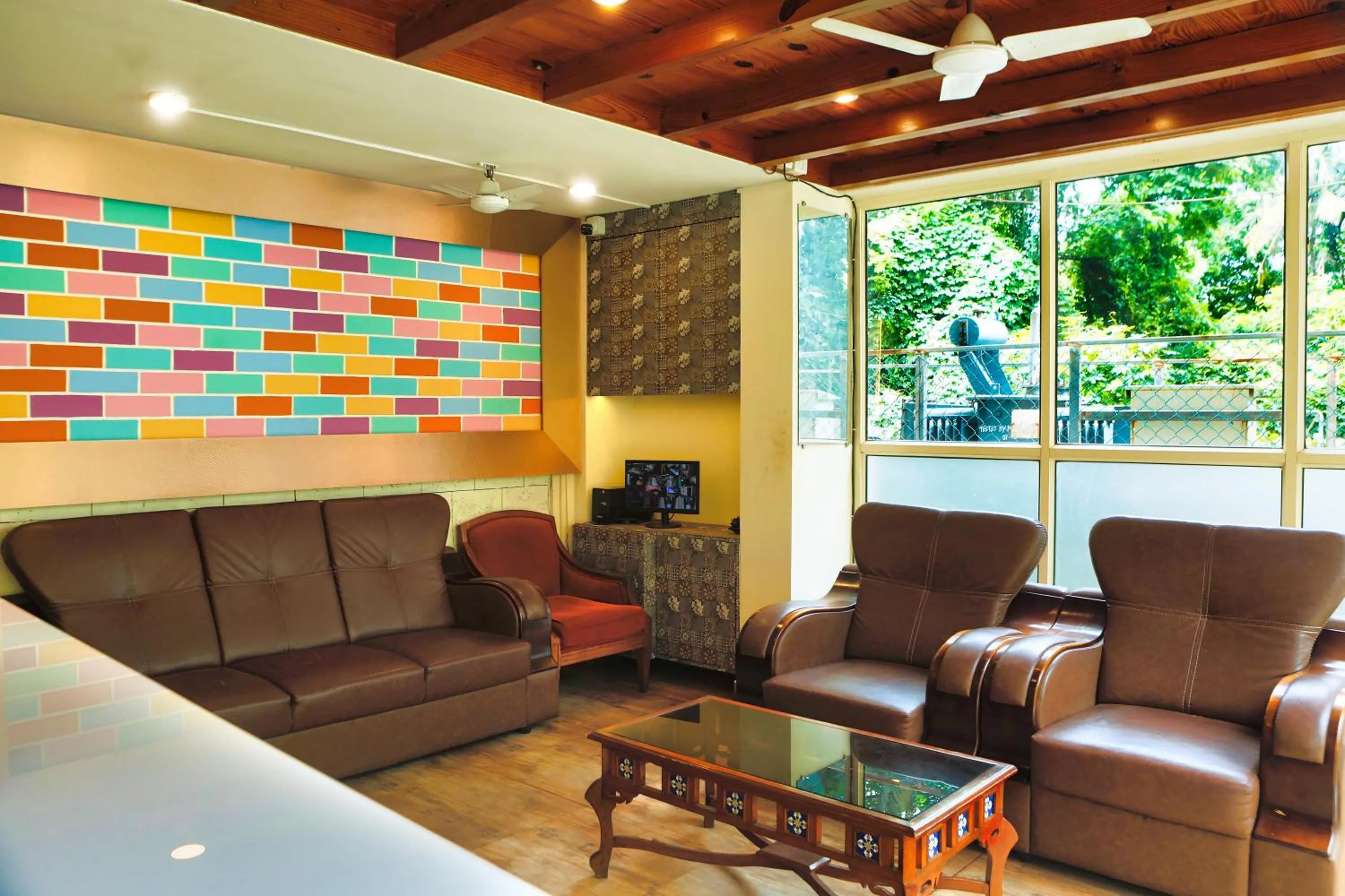 Seating area in Daksh Elite Candolim, Goa