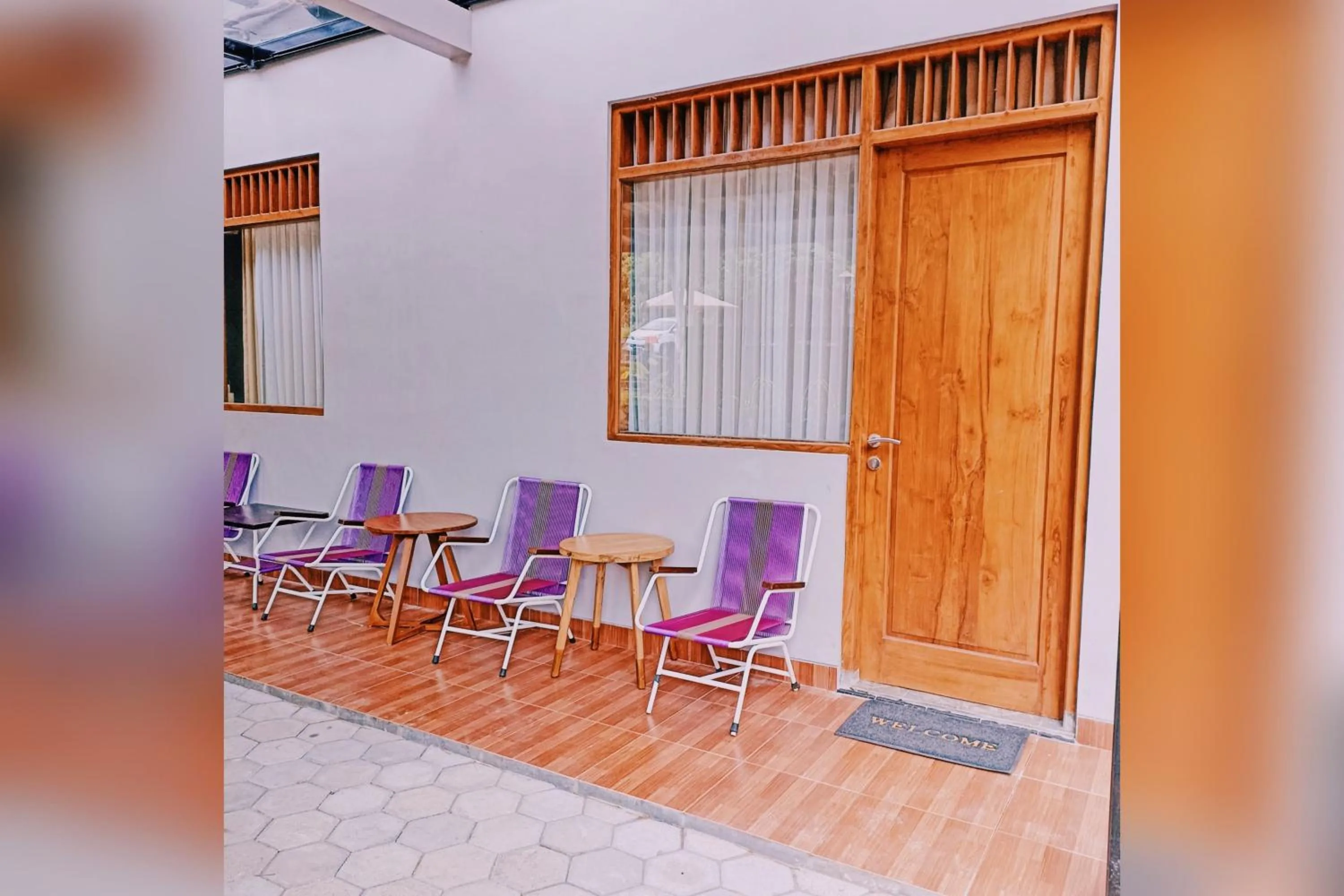 Balcony/Terrace in The Allabun Glamping Yogyakarta