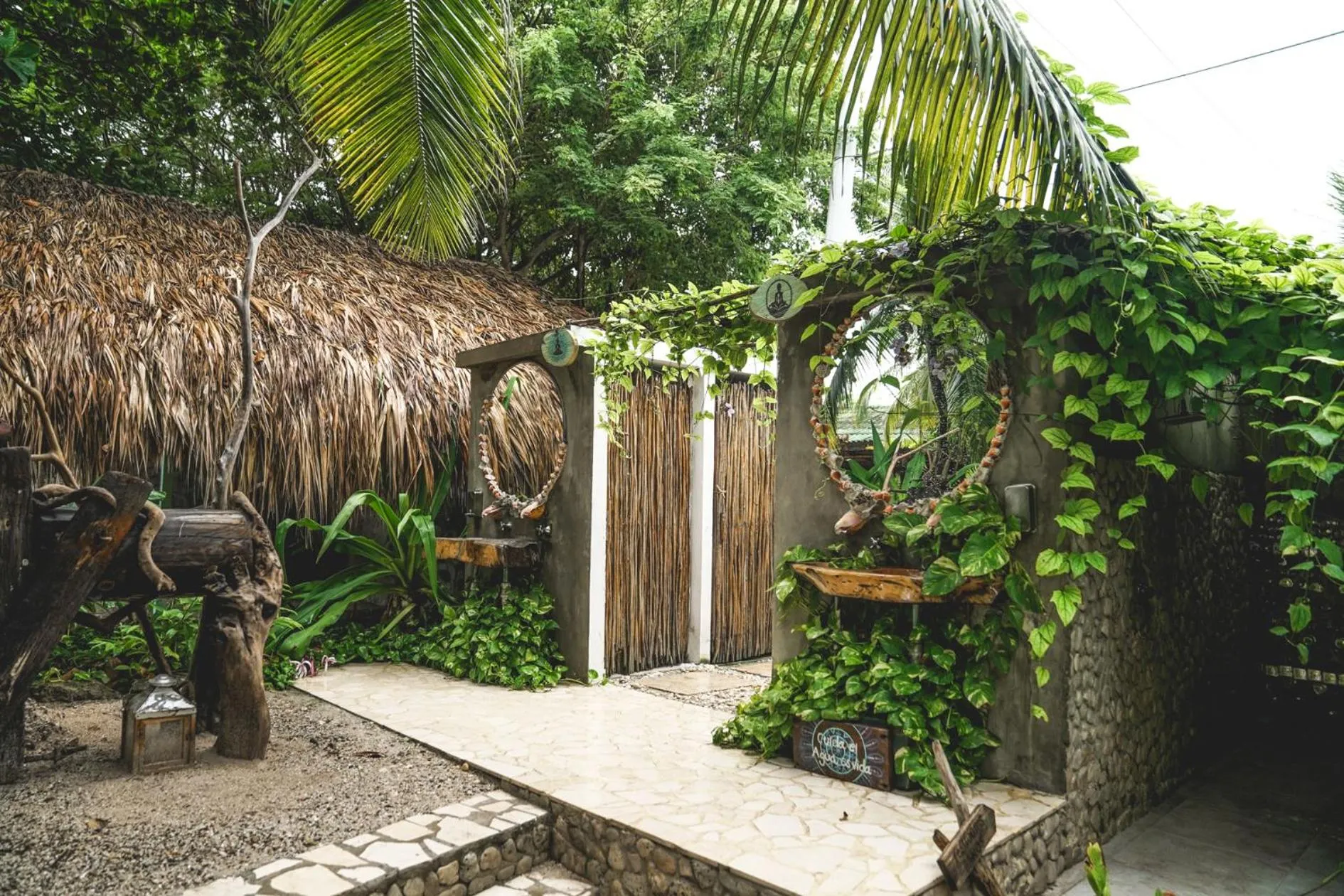 Garden in Namaste Beach Club & Hotel