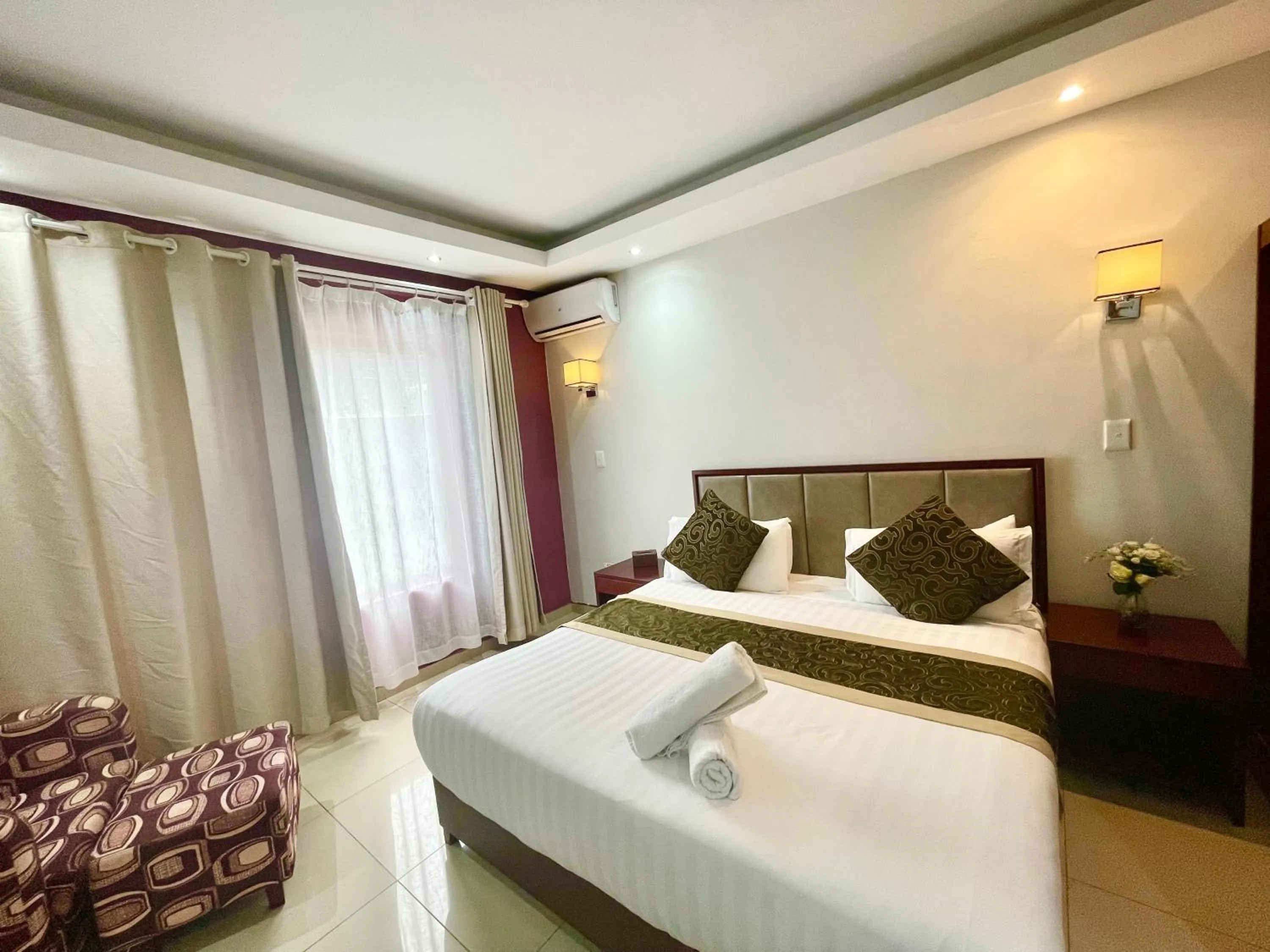 Bed in Azinnia Rivonia Guest House