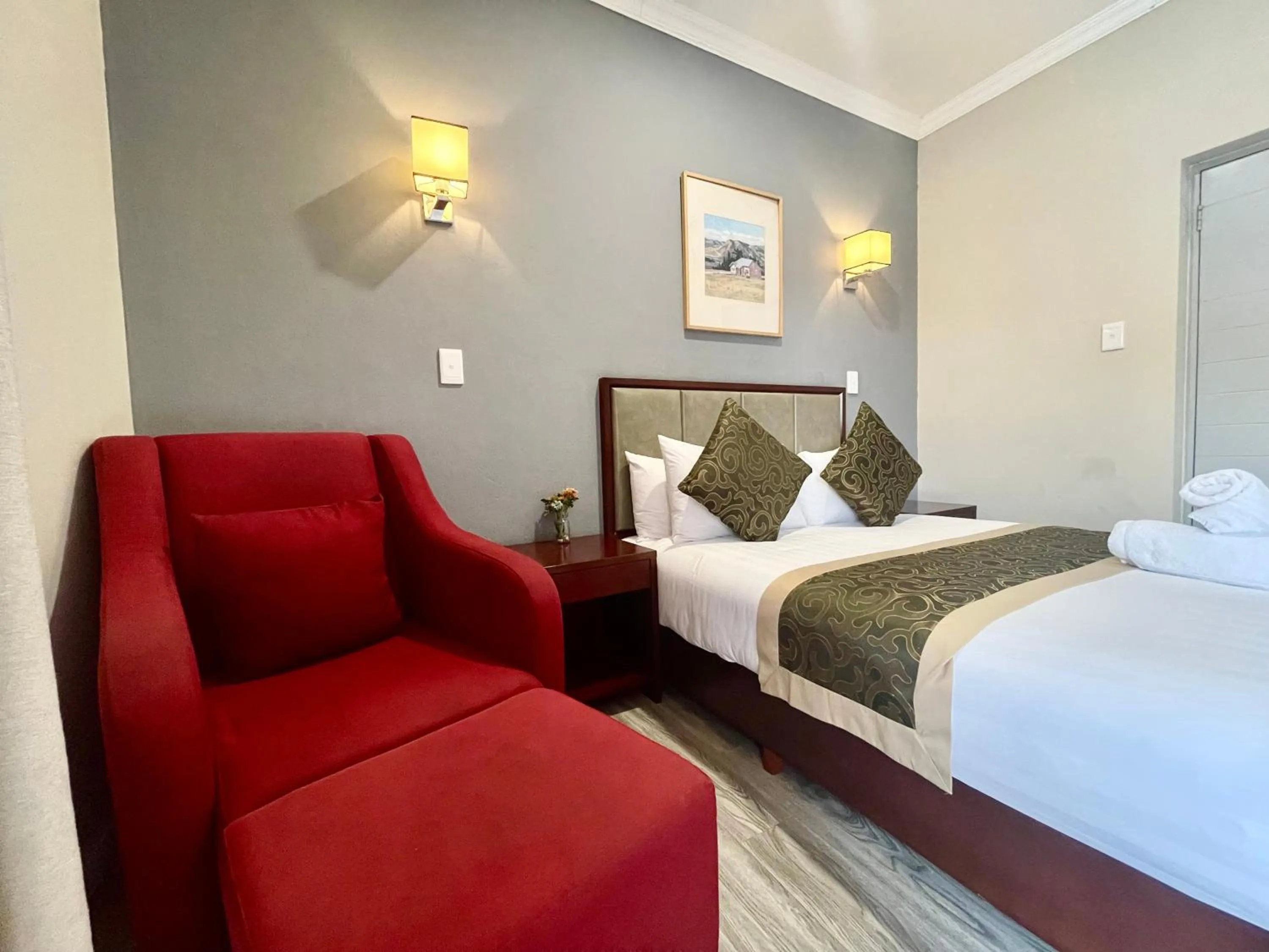 Bed in Azinnia Rivonia Guest House