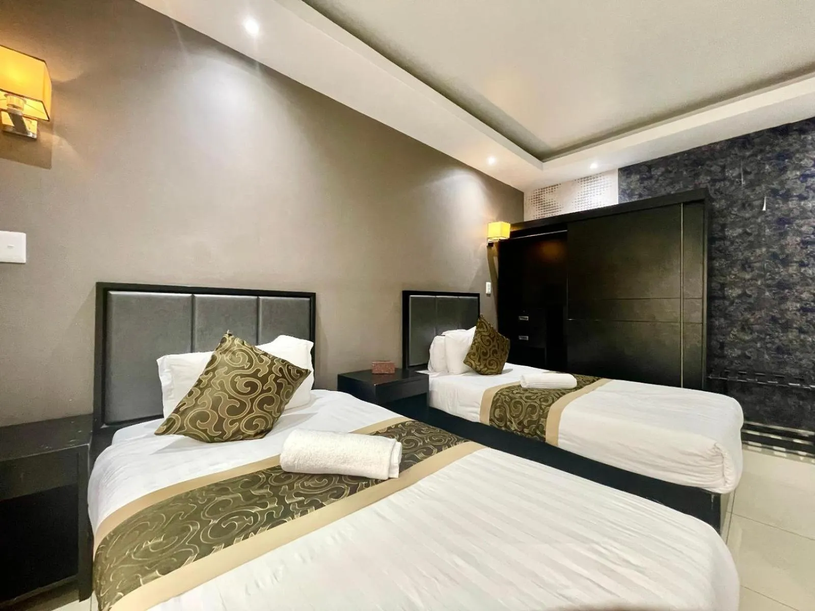 Bed in Azinnia Rivonia Guest House