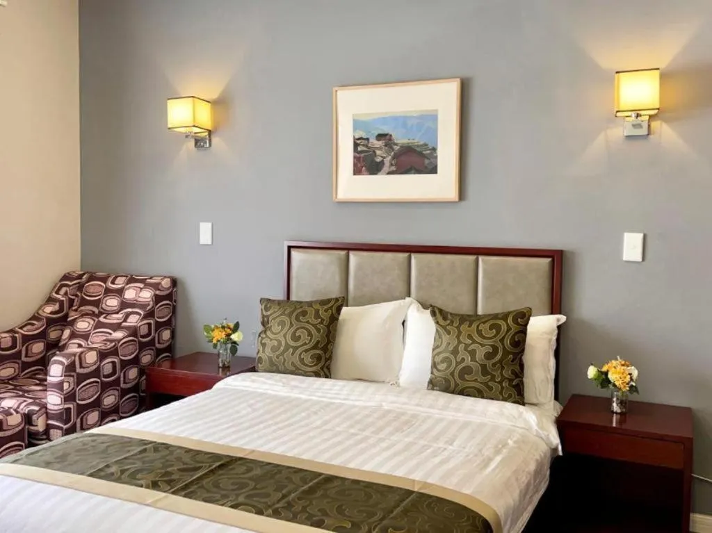 Bed in Atlantic Pearl Guest House Rivonia