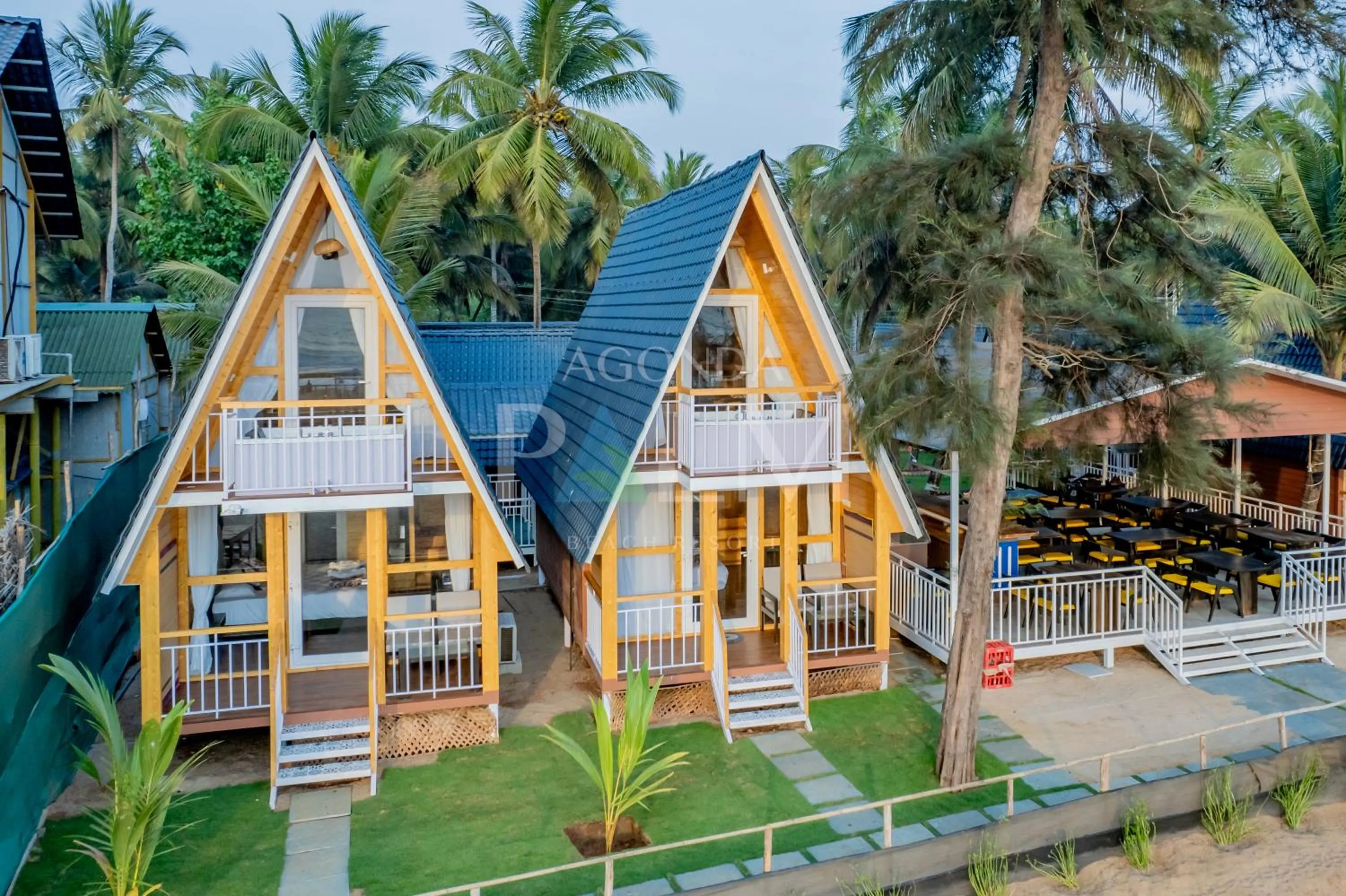 Bedroom in Agonda Palm Beach Resort