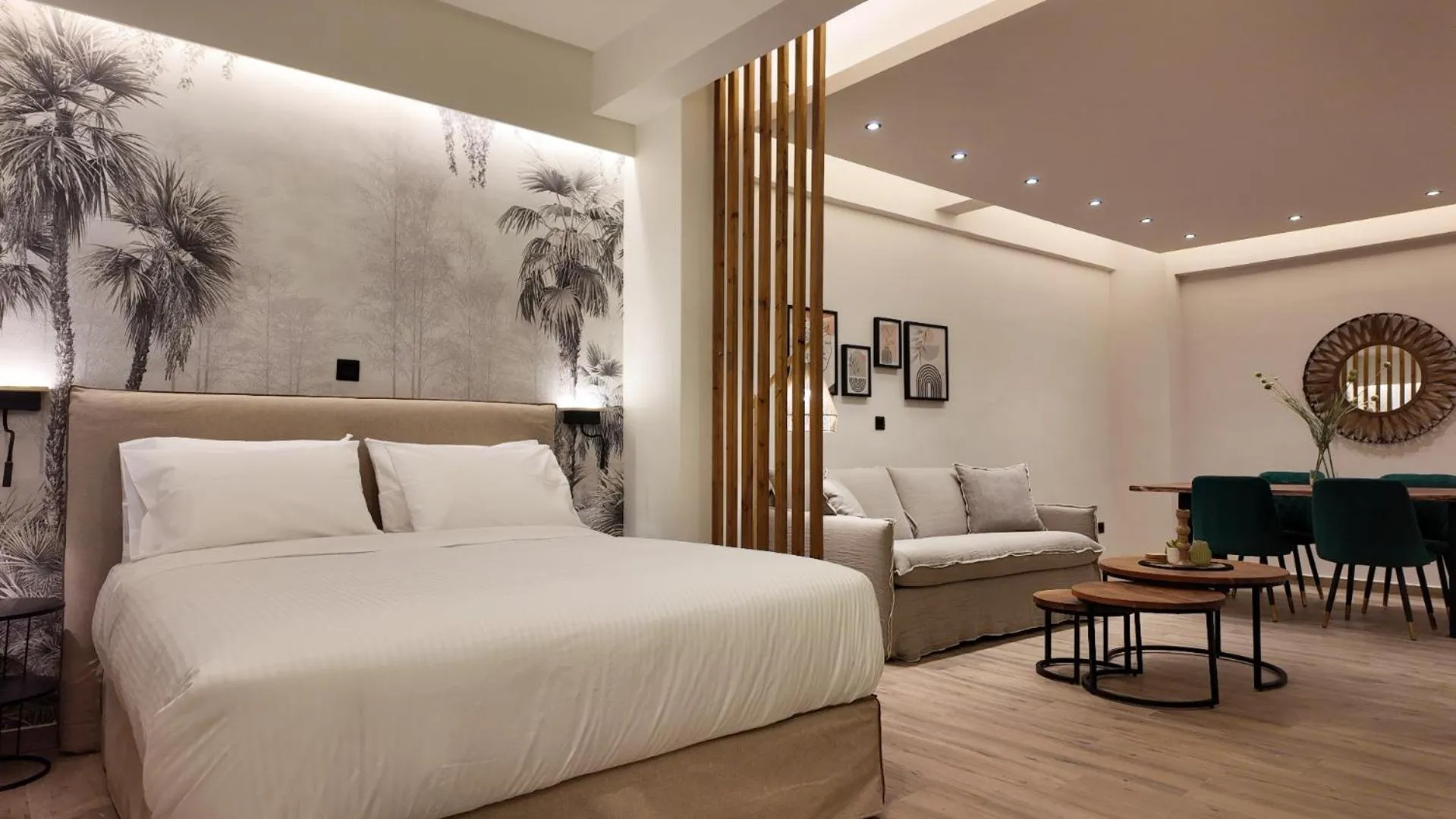 Bed in Euphoria Apartments Monastiraki