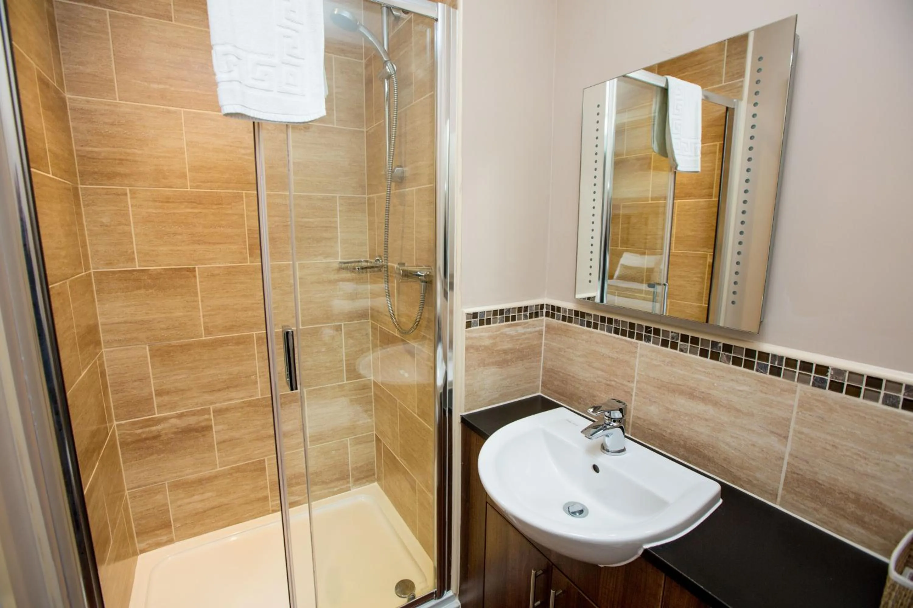 Bathroom in Twin Oaks Hotel