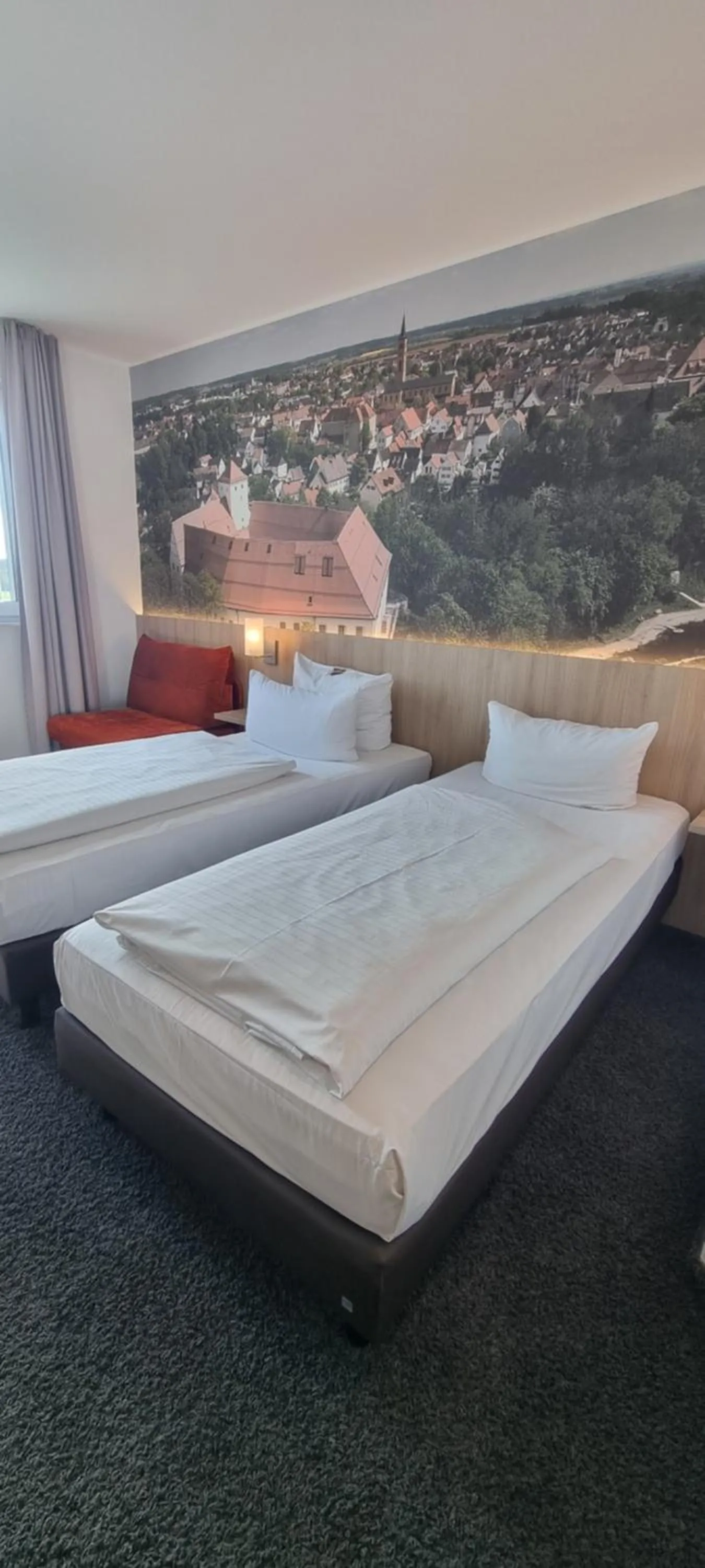 Bed in Euro Hotel Friedberg