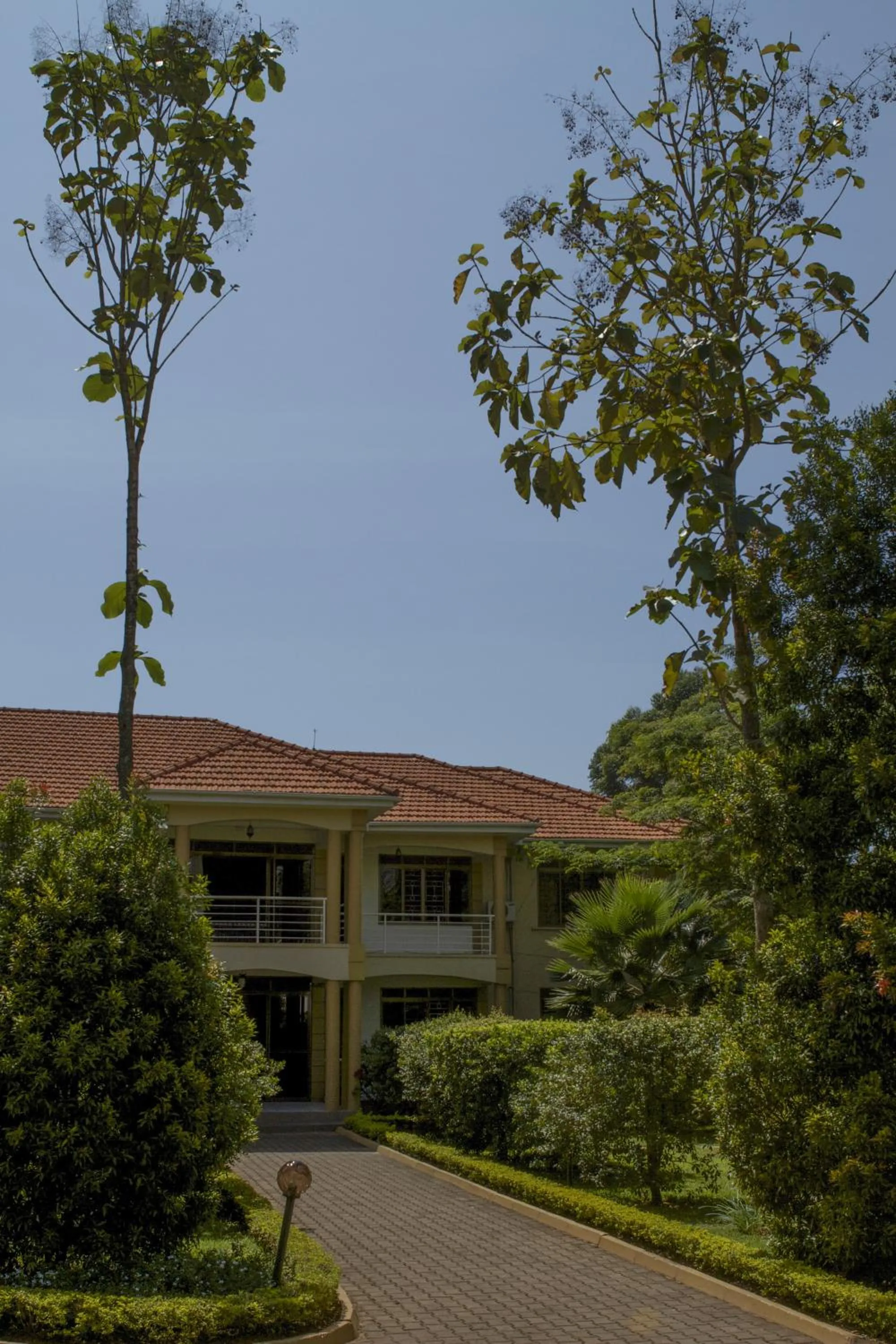 Facade/entrance in Olive Gardens Hotel Kampala