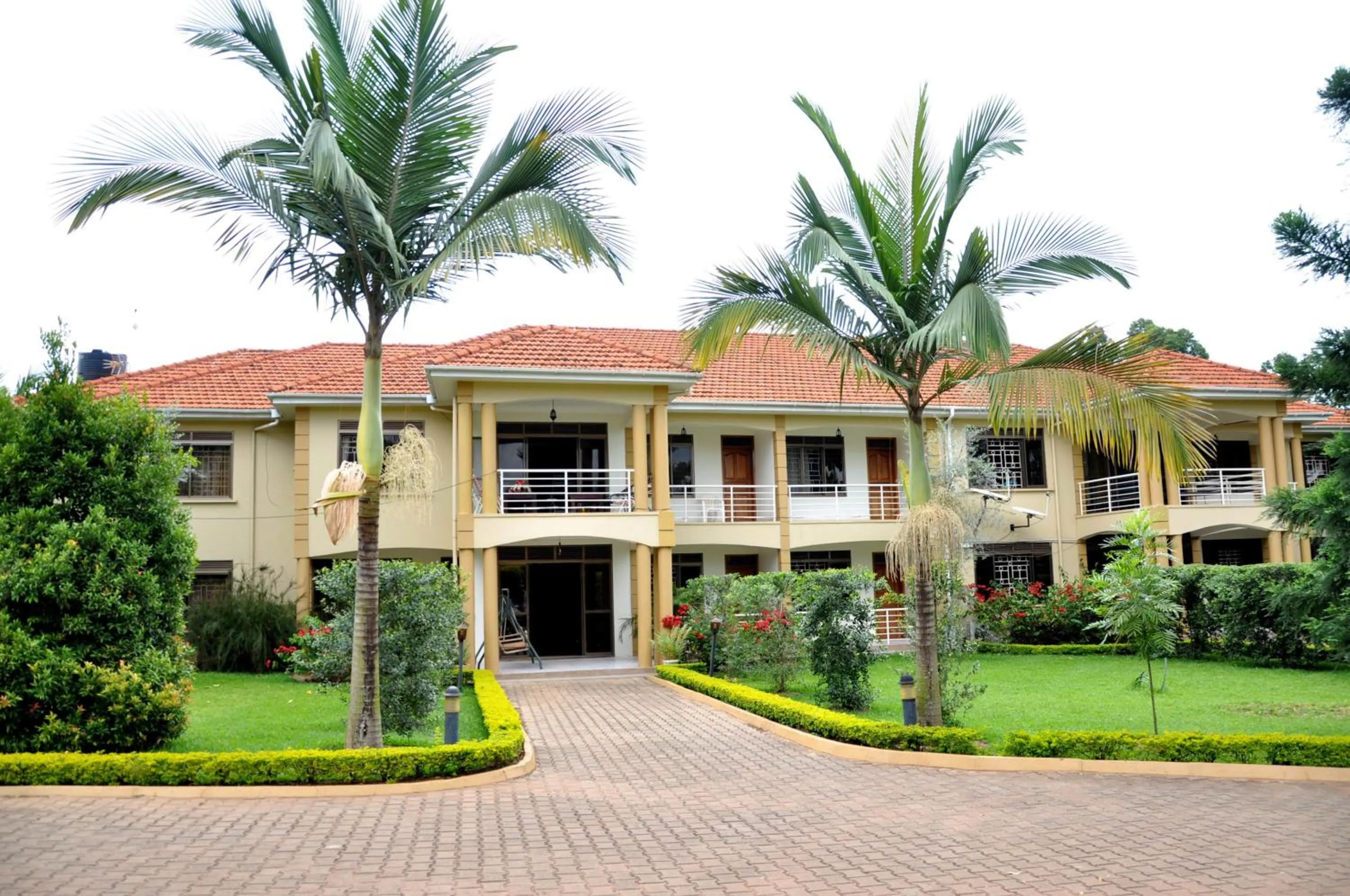 Facade/entrance in Olive Gardens Hotel Kampala