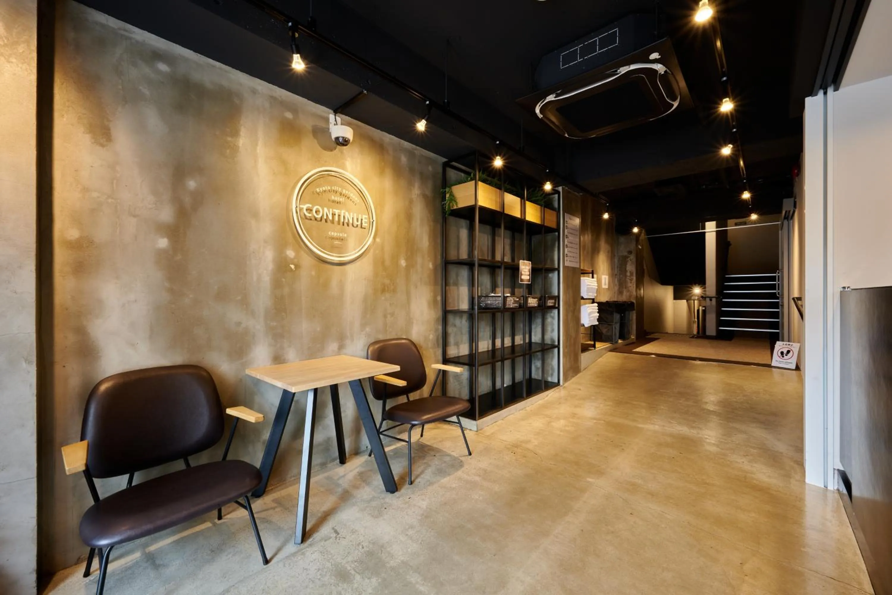 Lobby or reception in CAPSULE HOTEL CONTINUE NijojoKita