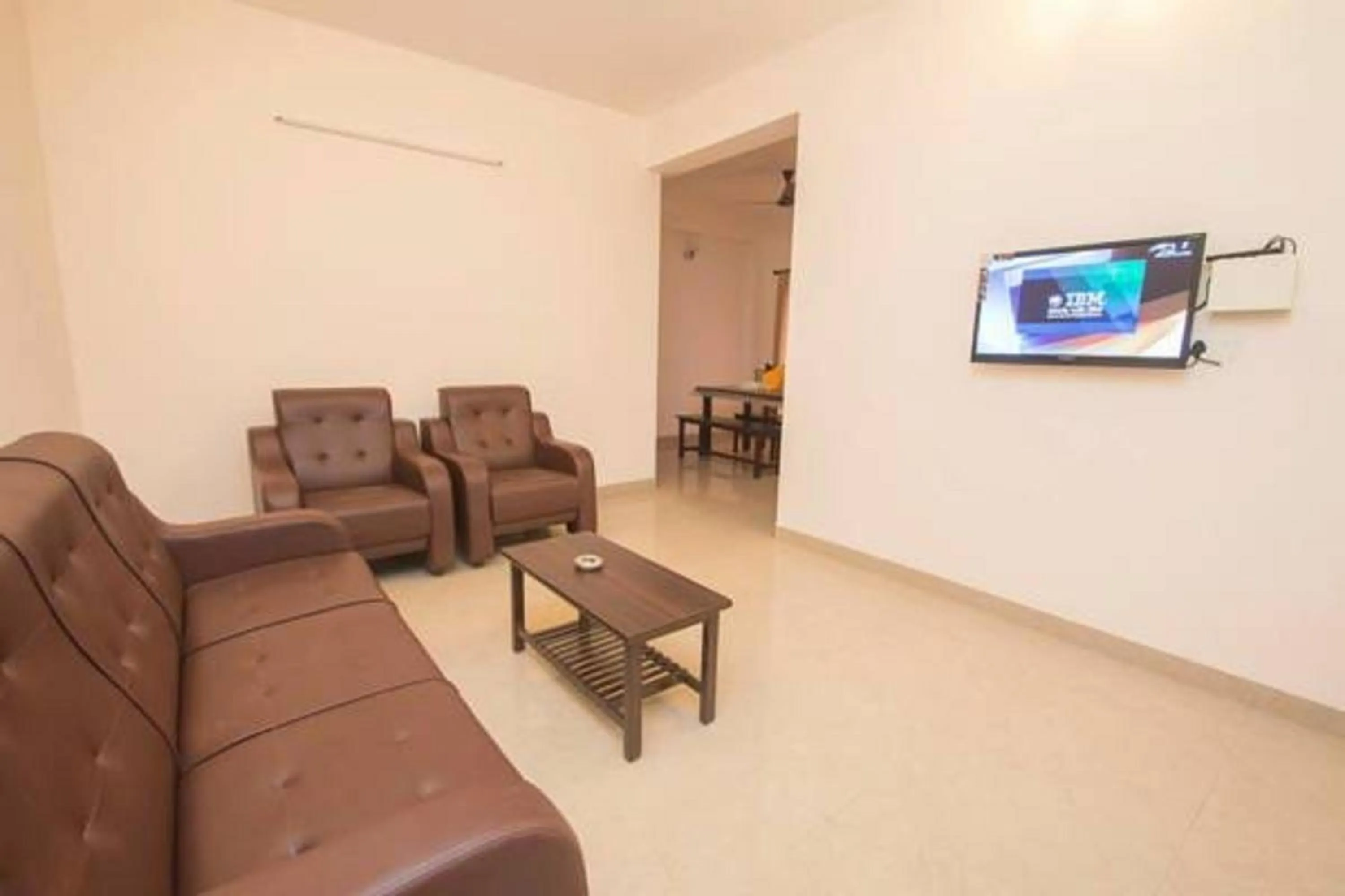 Living room in ThulasiRams Service Apartments