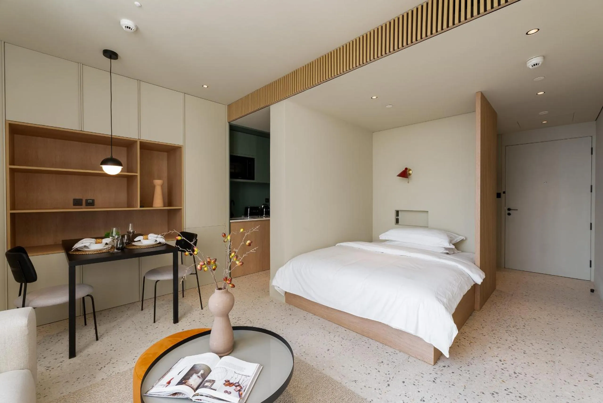 Bed in Upside Living, Business Bay Dubai - Mint Stay