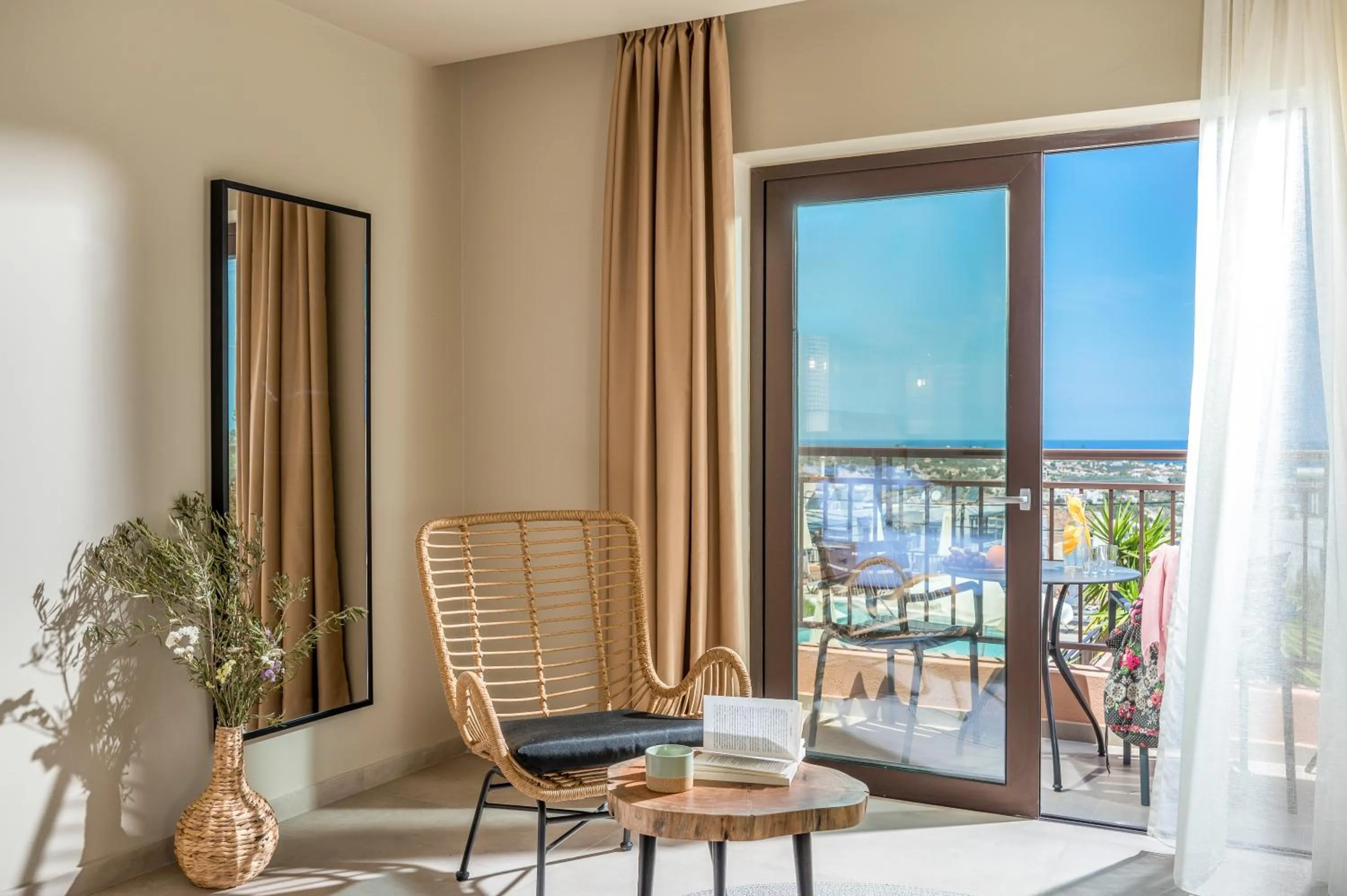 Balcony/Terrace in Hotel Pyriá